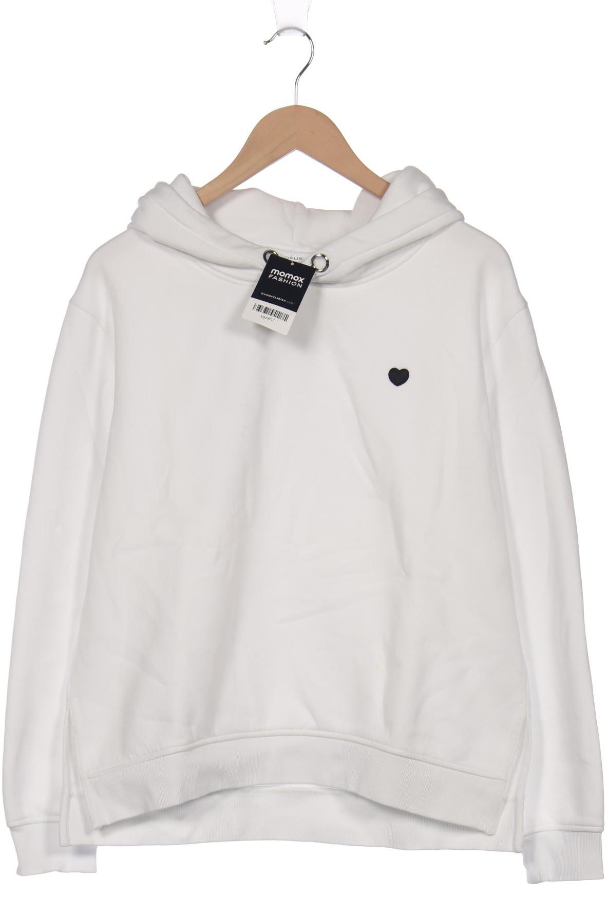 

Opus Damen Kapuzenpullover, weiß, Gr. 42
