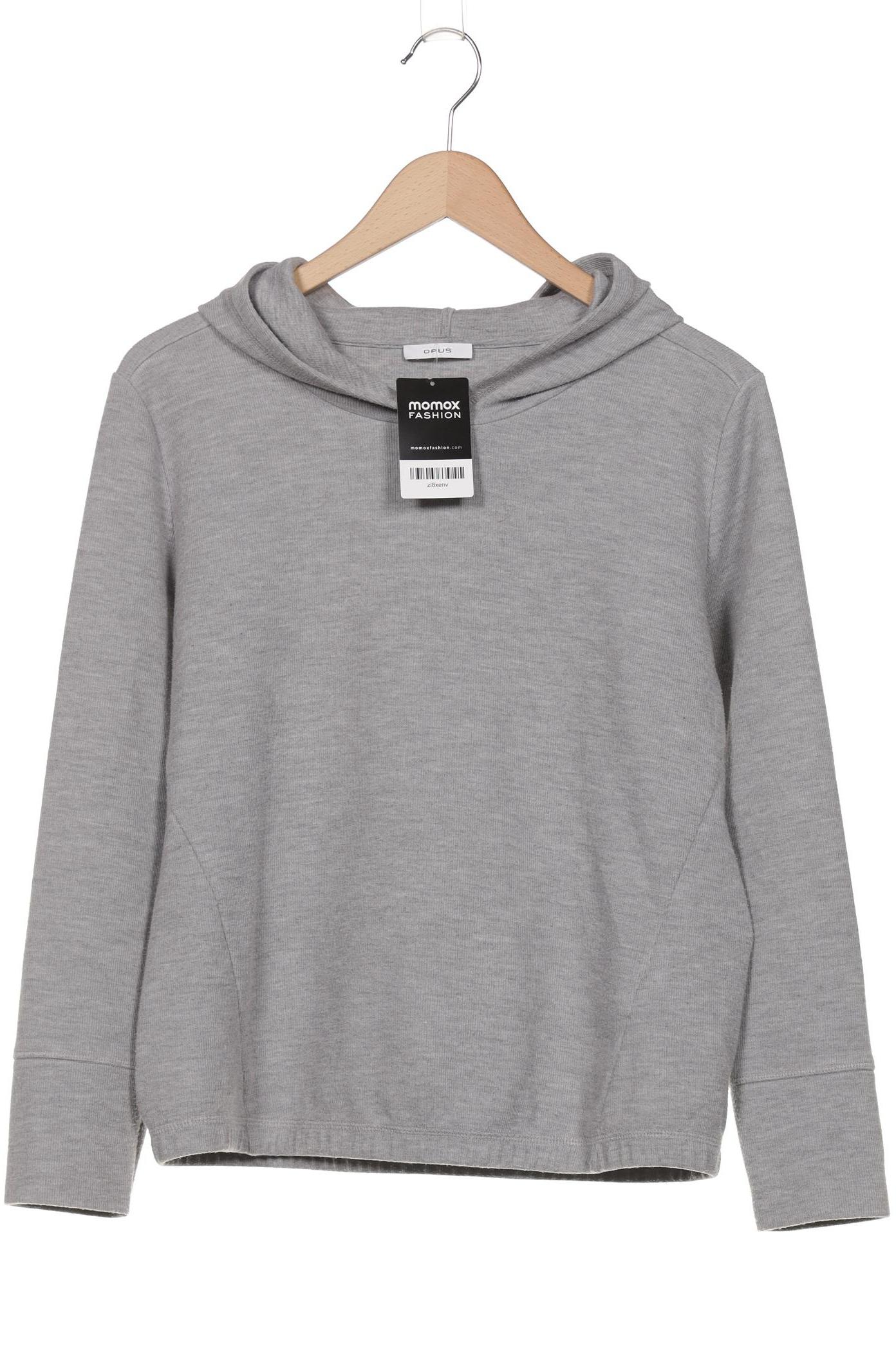 

Opus Damen Kapuzenpullover, grau, Gr. 42