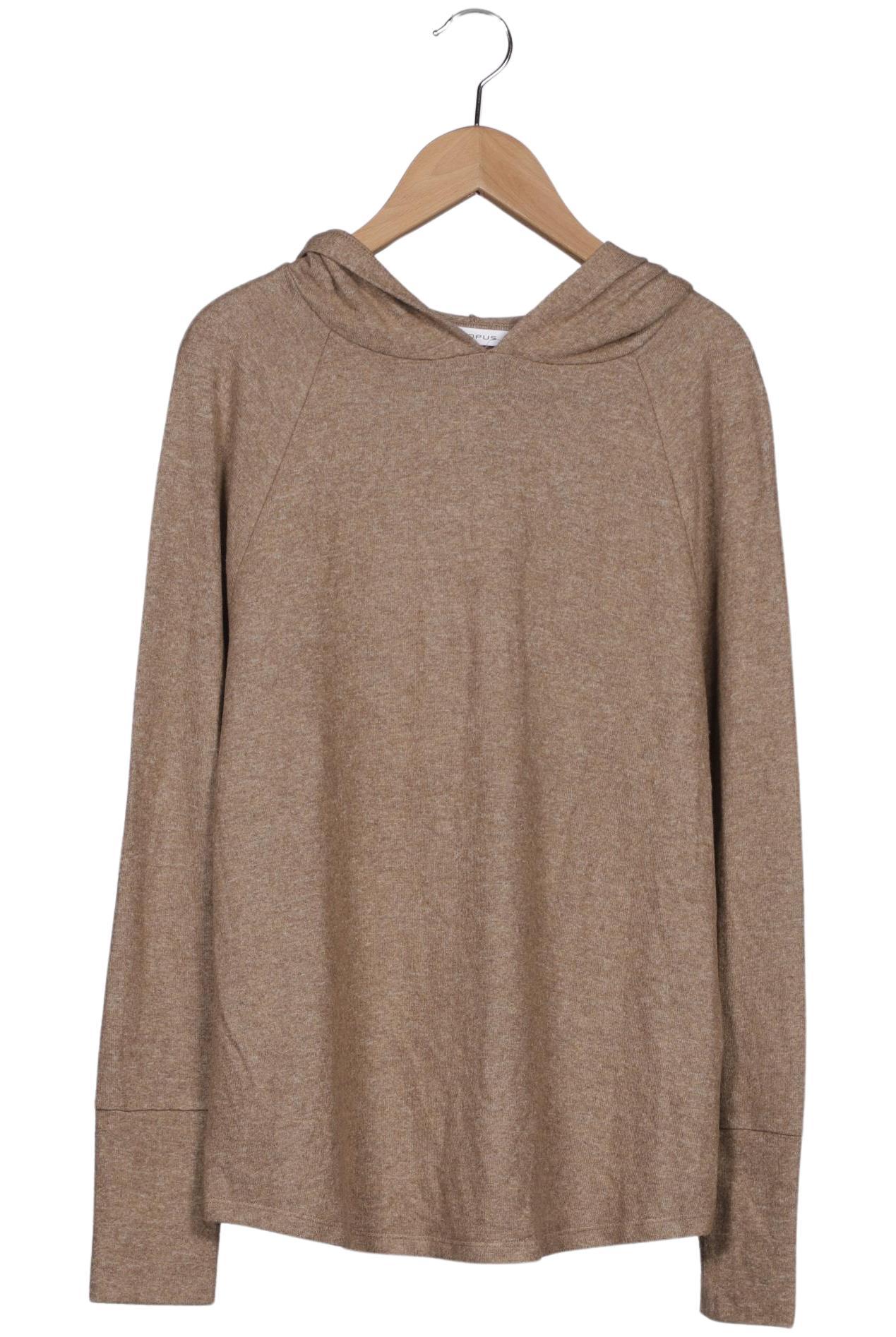

Opus Damen Kapuzenpullover, braun, Gr. 36