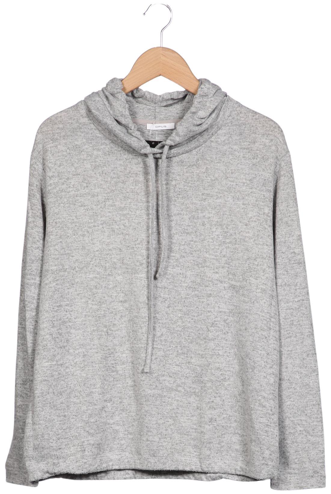 

Opus Damen Kapuzenpullover, grau, Gr. 42