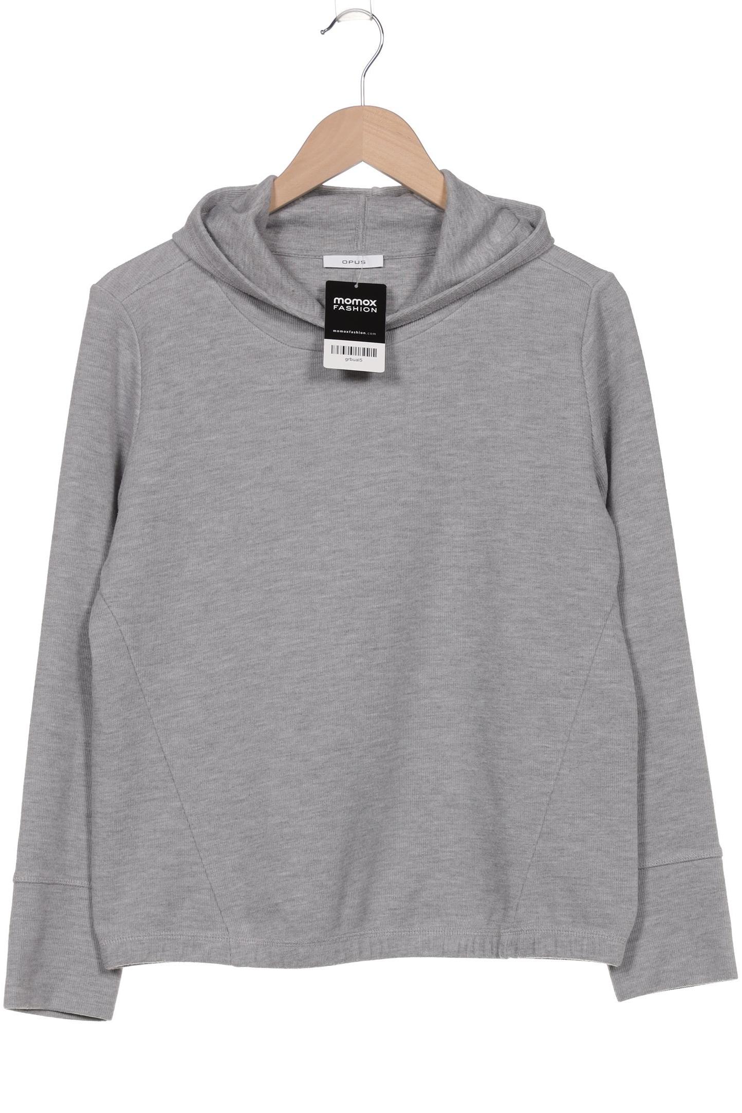 

Opus Damen Kapuzenpullover, grau, Gr. 40