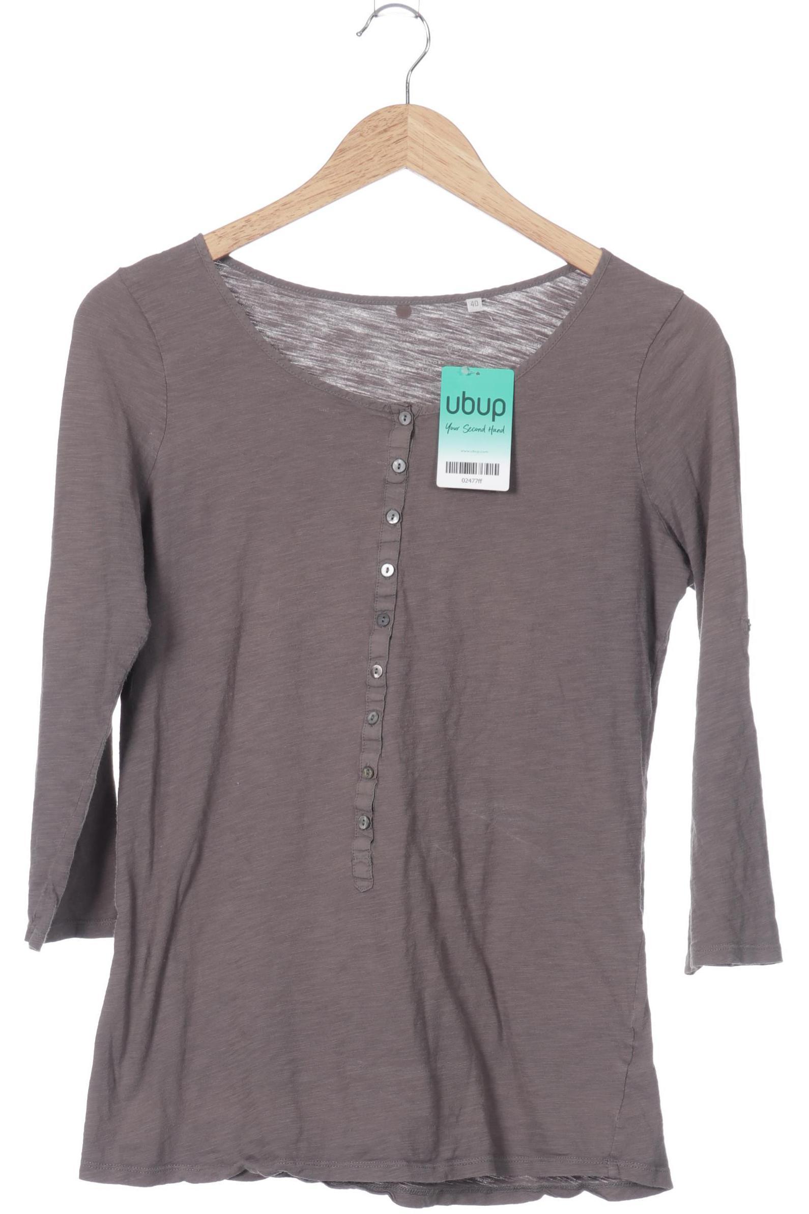 

Opus Damen Langarmshirt, grau, Gr. 40