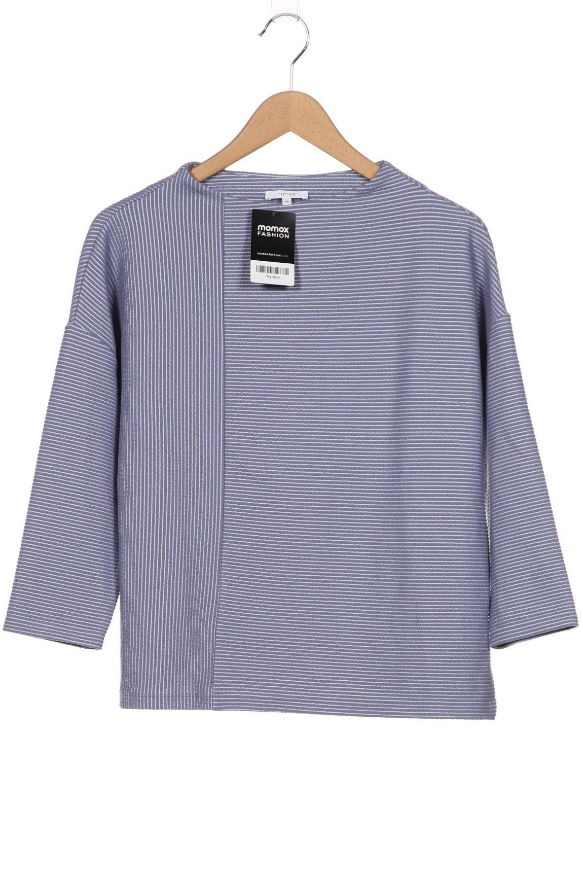 

Opus Damen Langarmshirt, blau, Gr. 38