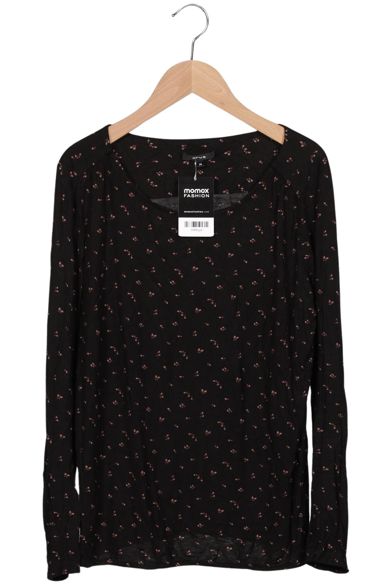 

Opus Damen Langarmshirt, schwarz, Gr. 38