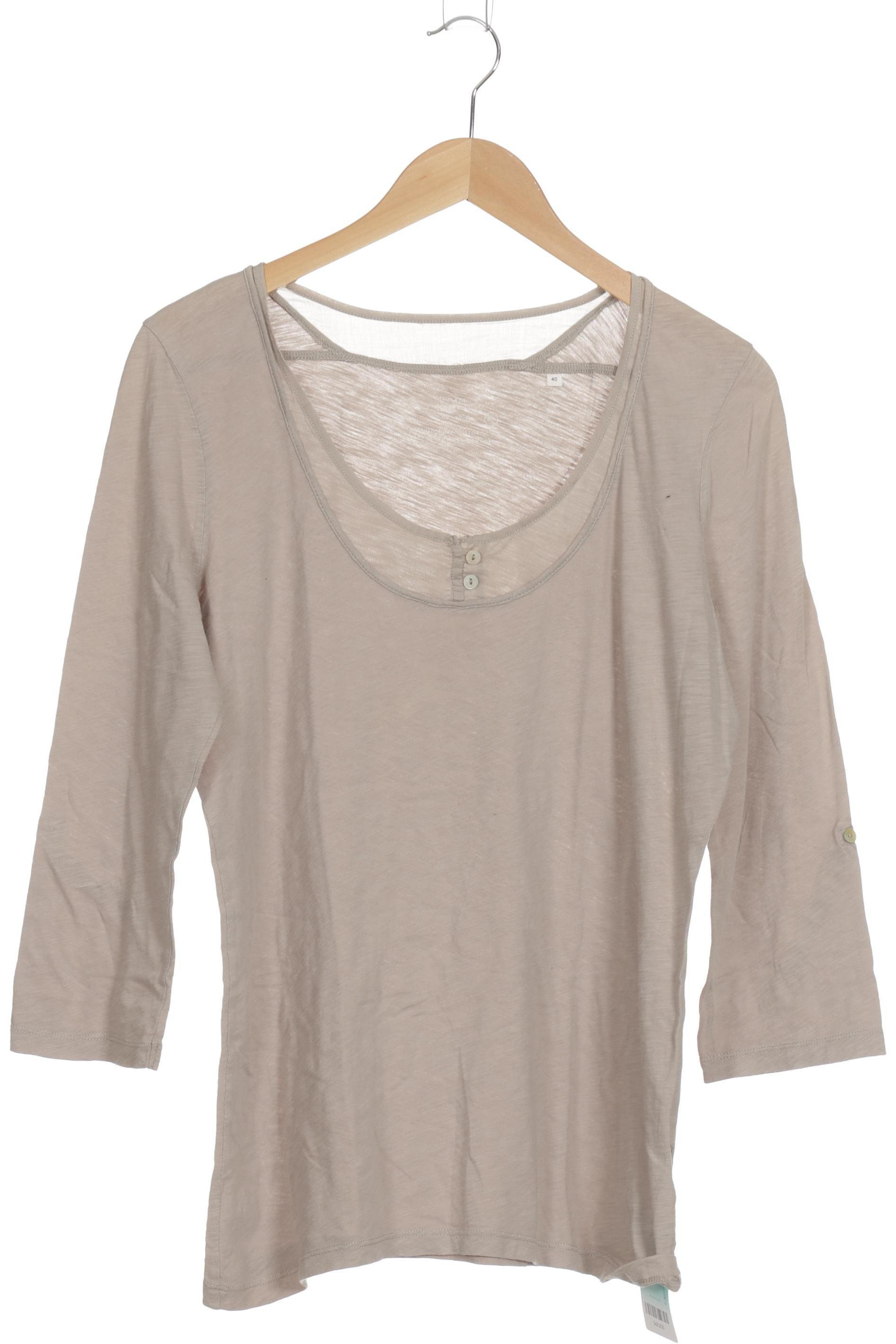 

Opus Damen Langarmshirt, beige, Gr. 40