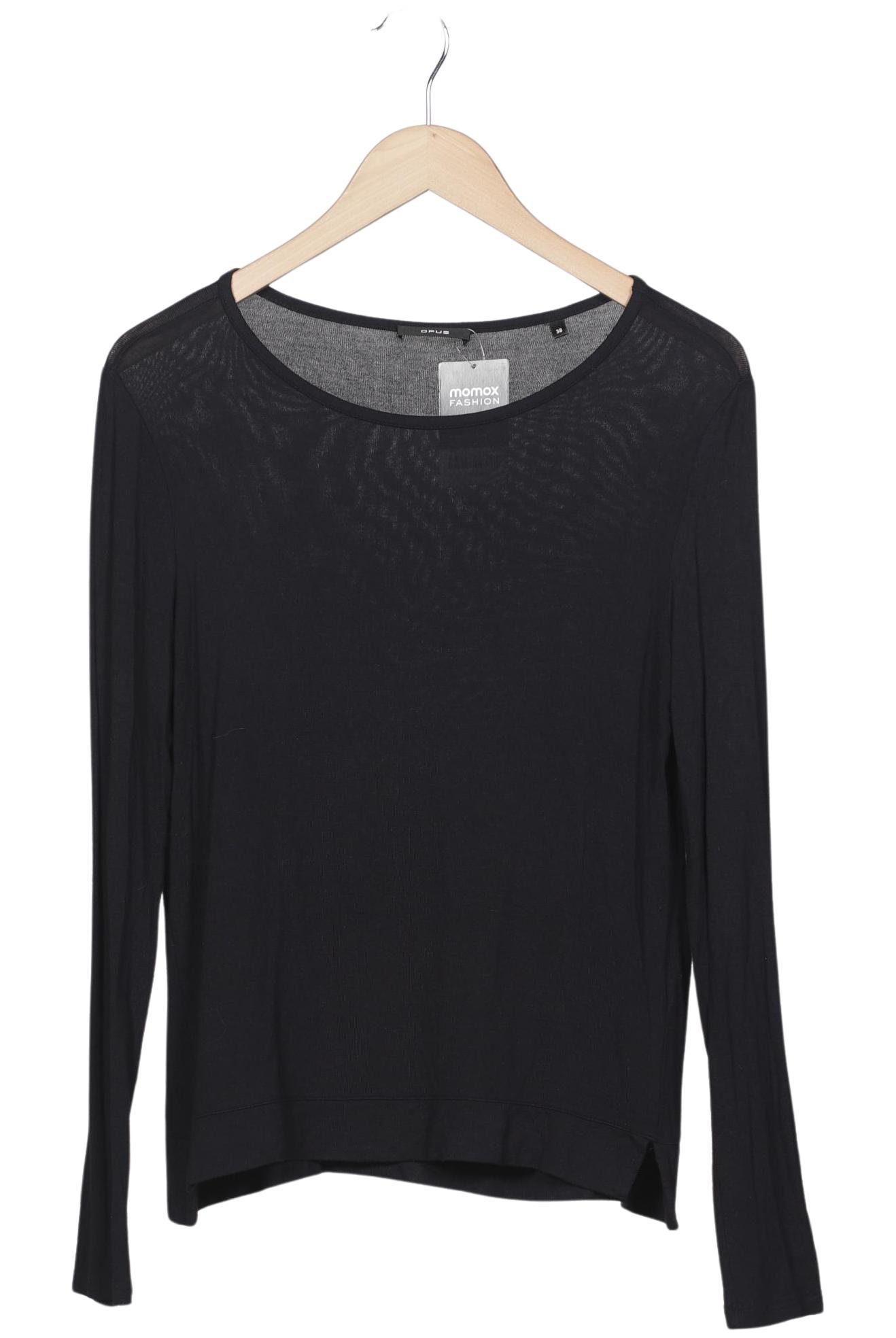 

Opus Damen Langarmshirt, schwarz, Gr. 38