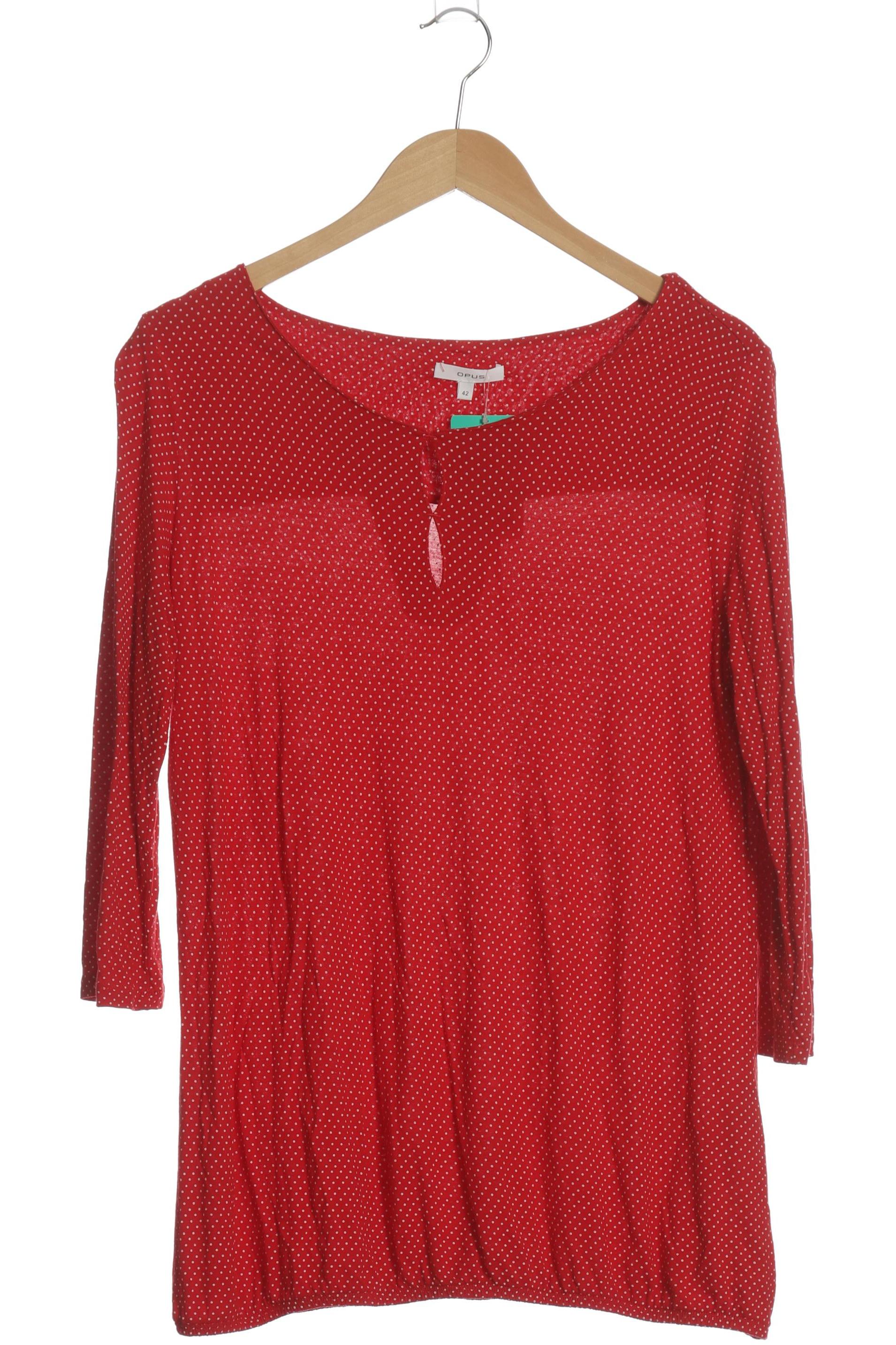 

Opus Damen Langarmshirt, rot, Gr. 42