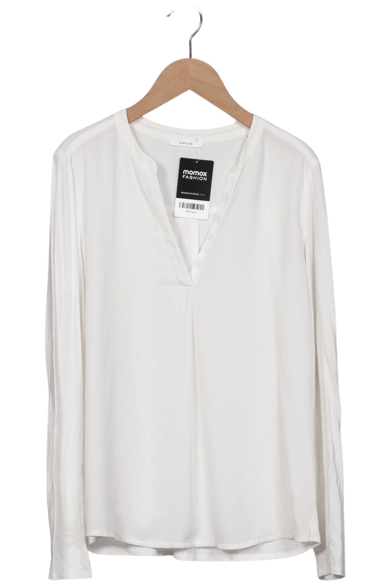 

Opus Damen Langarmshirt, weiß, Gr. 38