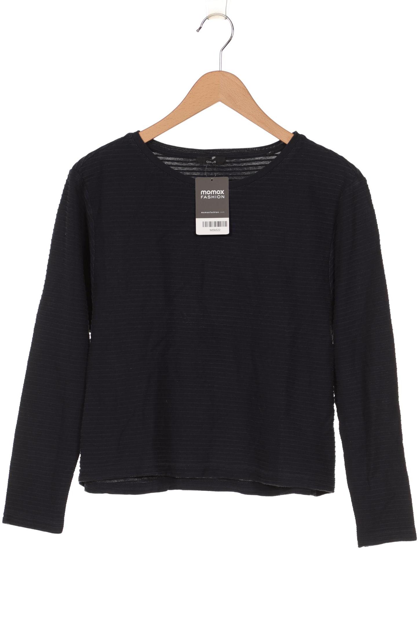 

Opus Damen Langarmshirt, marineblau, Gr. 36