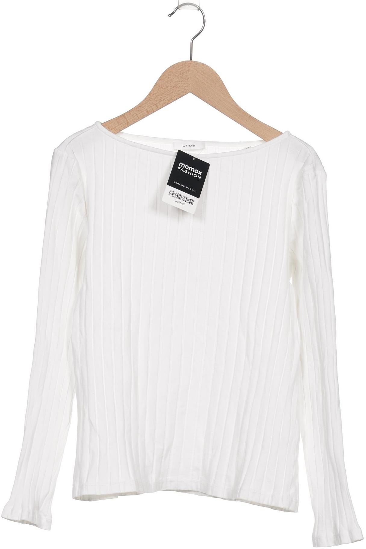 

Opus Damen Langarmshirt, weiß, Gr. 40