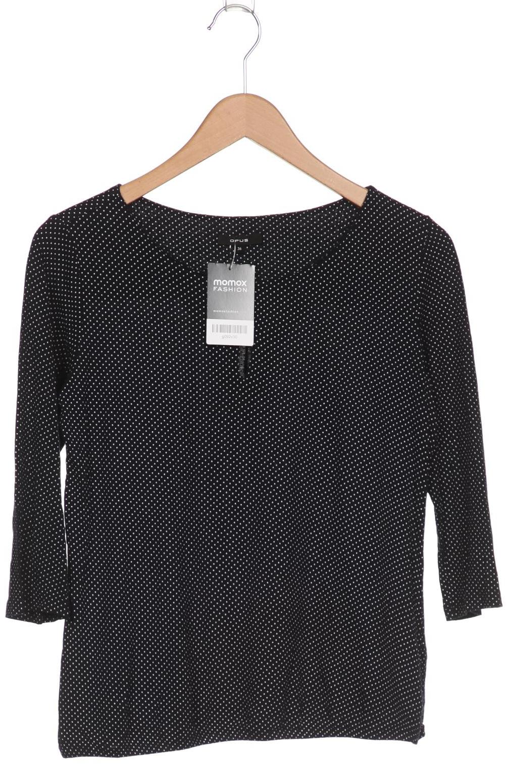 

Opus Damen Langarmshirt, schwarz, Gr. 36