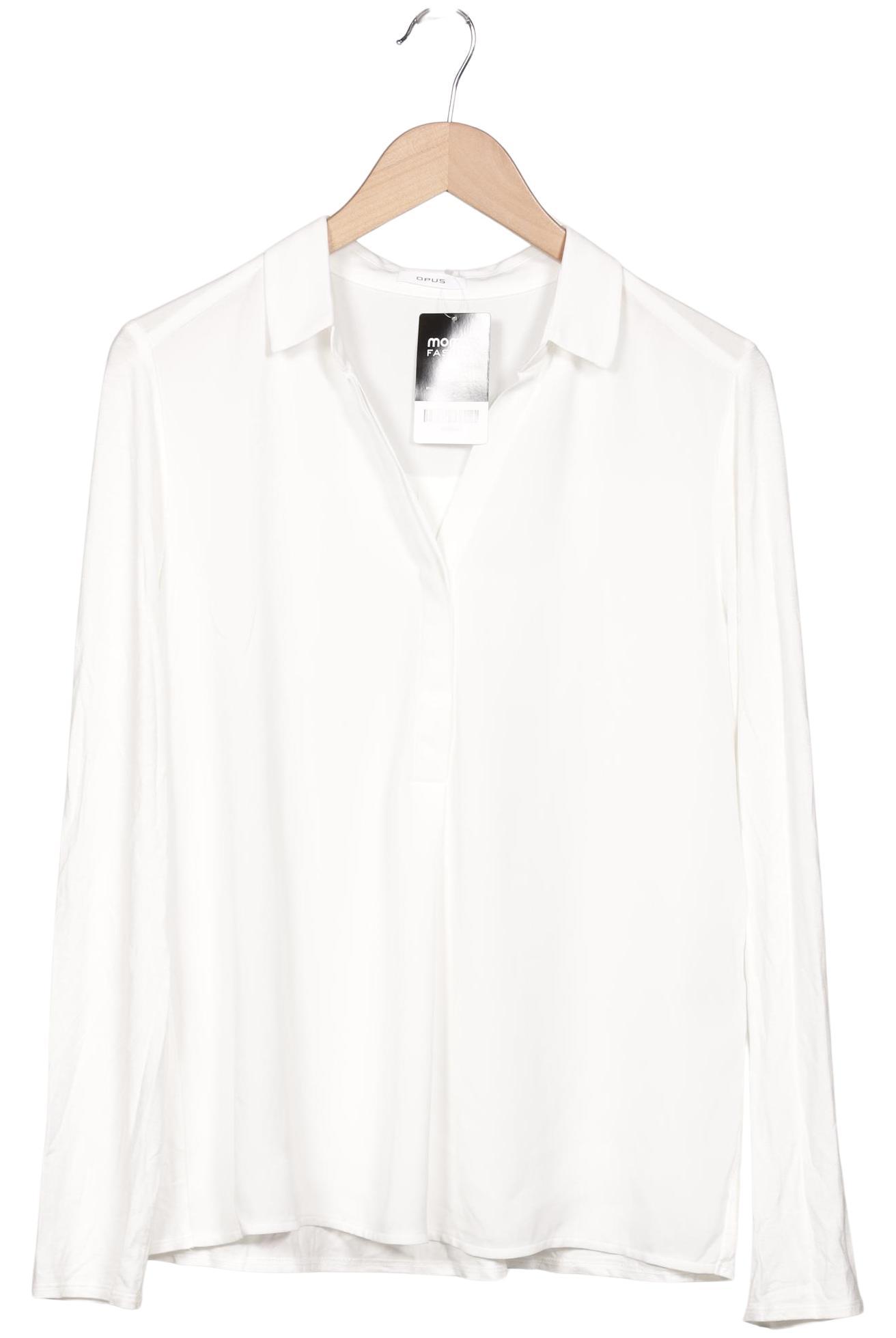 

Opus Damen Langarmshirt, weiß, Gr. 44