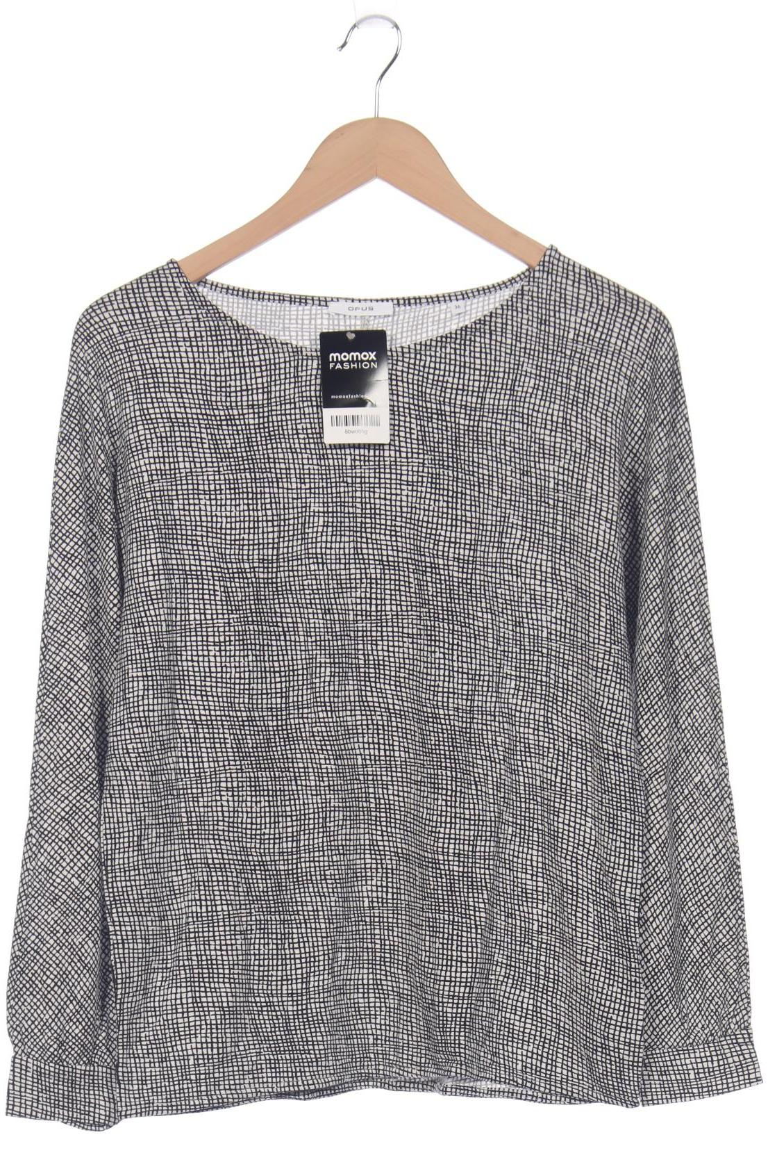 

Opus Damen Langarmshirt, weiß, Gr. 36