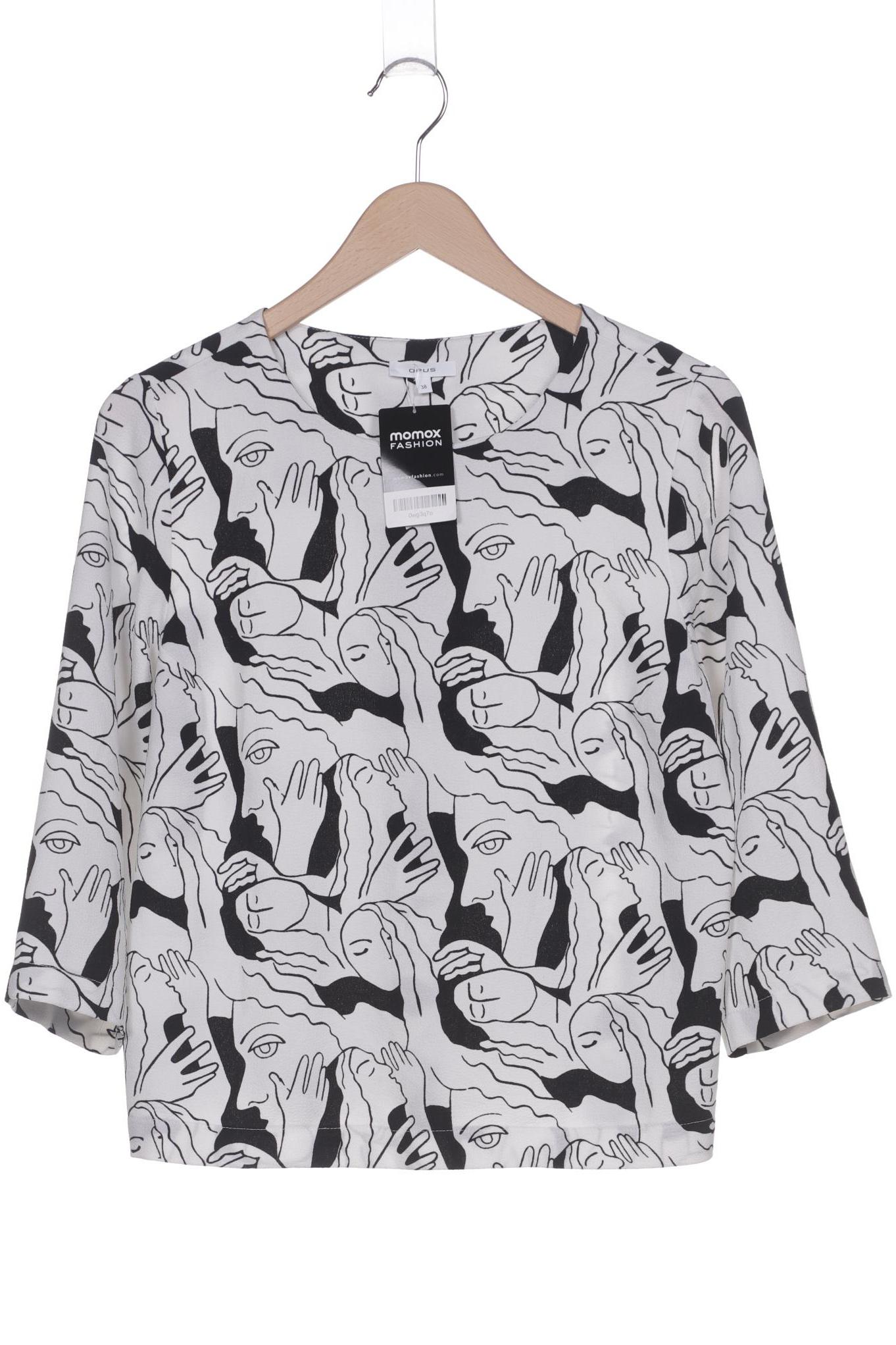 

Opus Damen Langarmshirt, weiß, Gr. 38