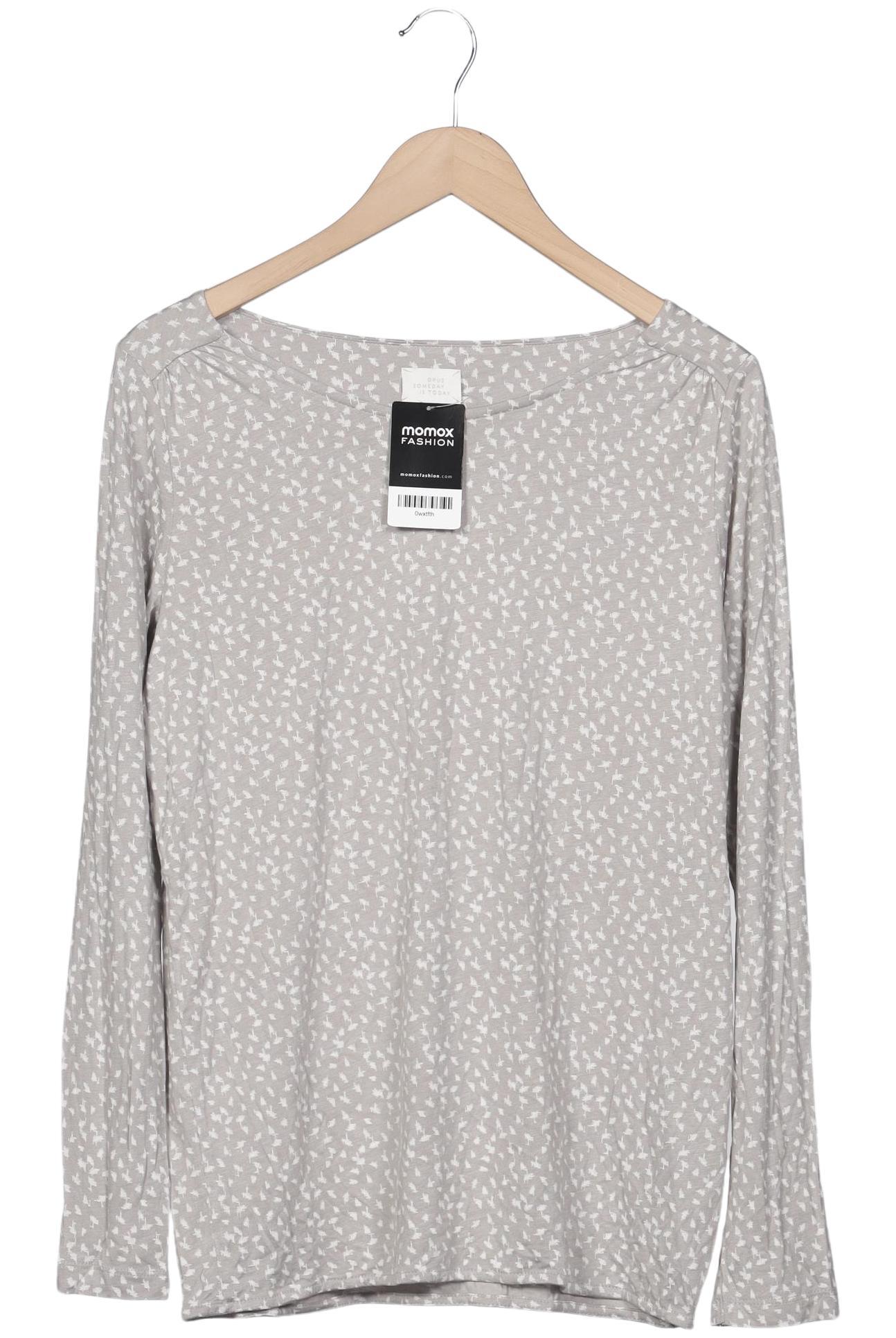 

Opus Damen Langarmshirt, grau, Gr. 42