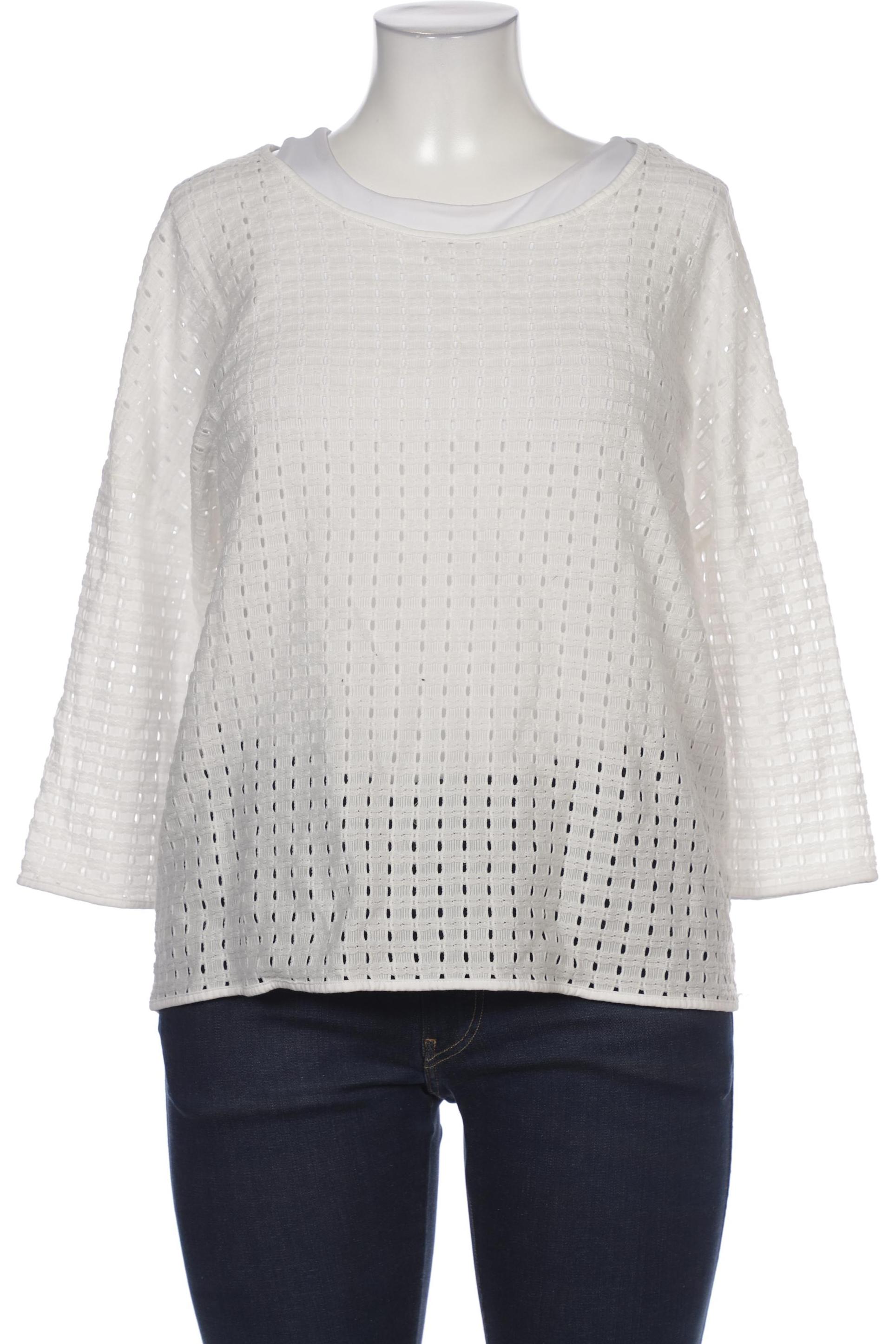 

Opus Damen Langarmshirt, weiß, Gr. 44