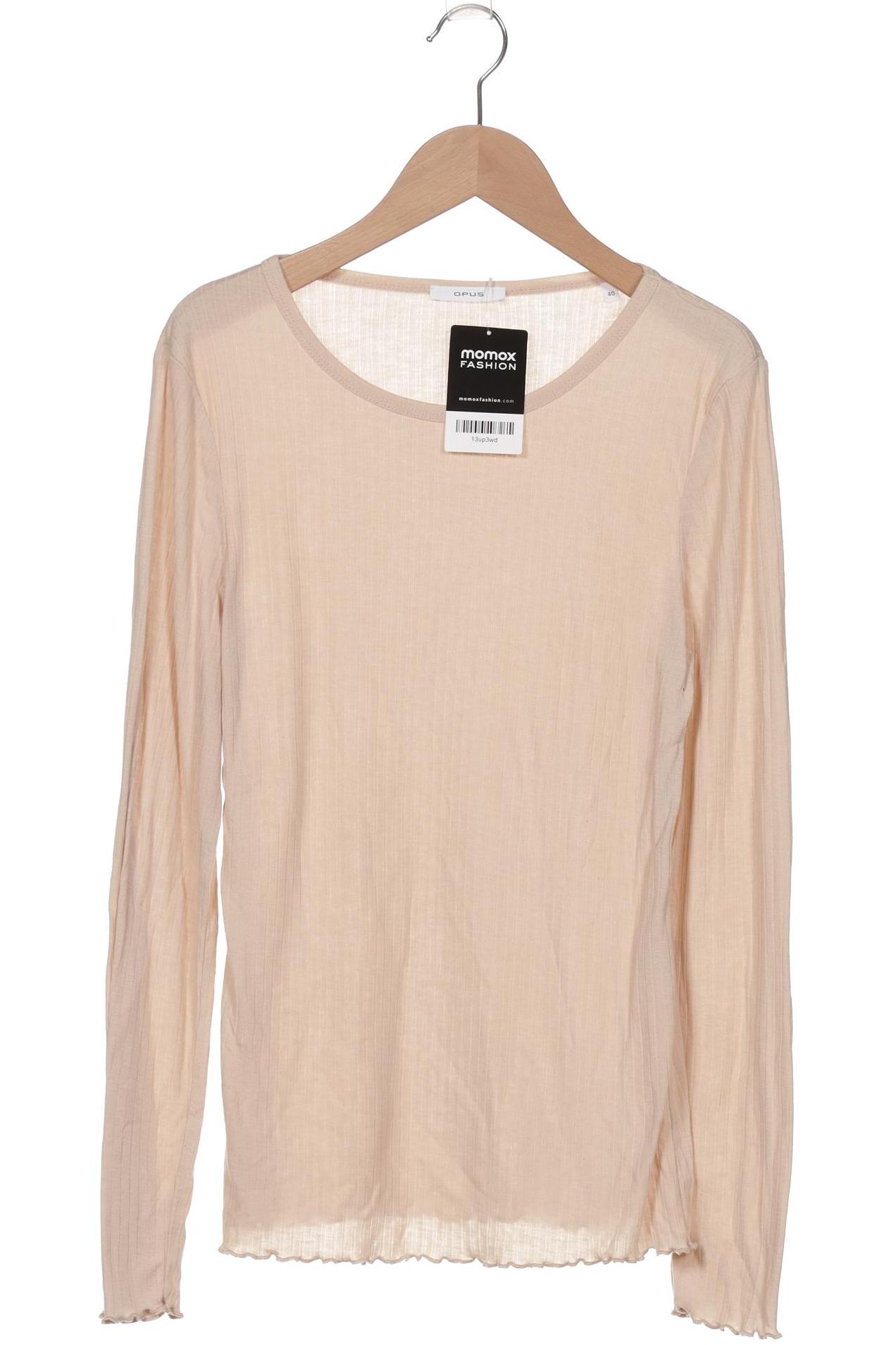 

Opus Damen Langarmshirt, beige, Gr. 40