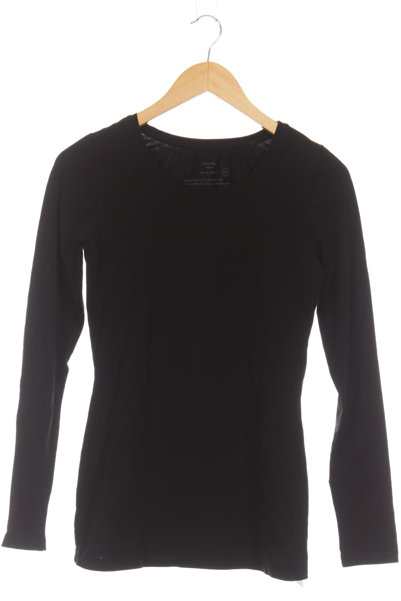 

Opus Damen Langarmshirt, schwarz, Gr. 38
