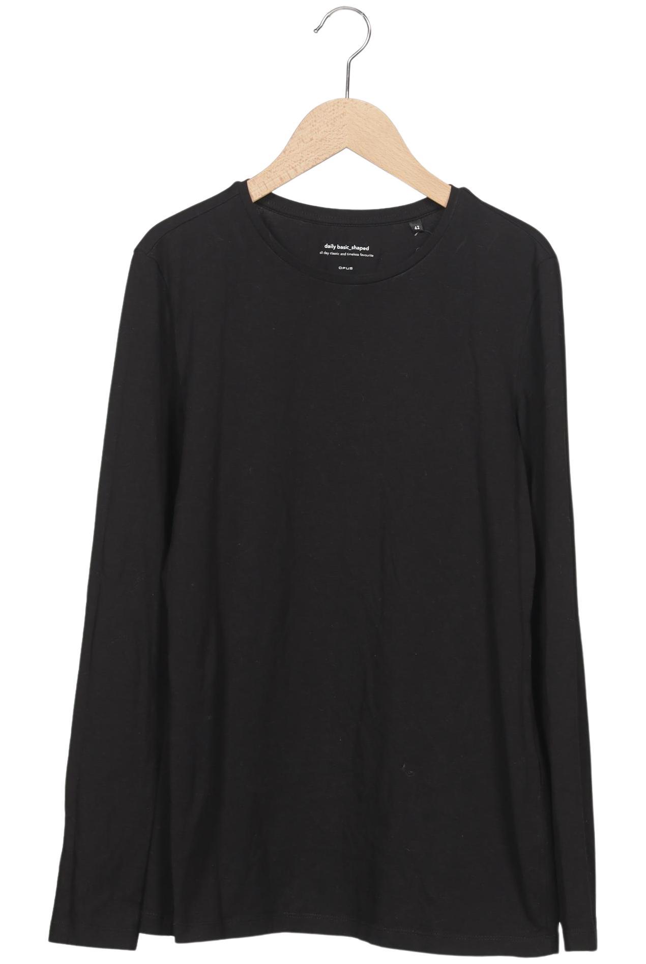 

Opus Damen Langarmshirt, schwarz, Gr. 42