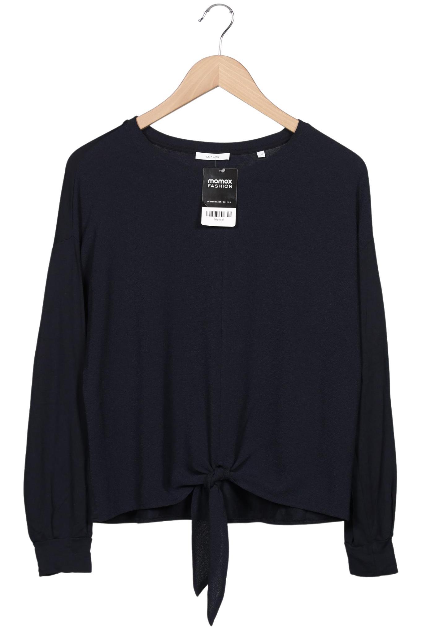 

Opus Damen Langarmshirt, marineblau, Gr. 38