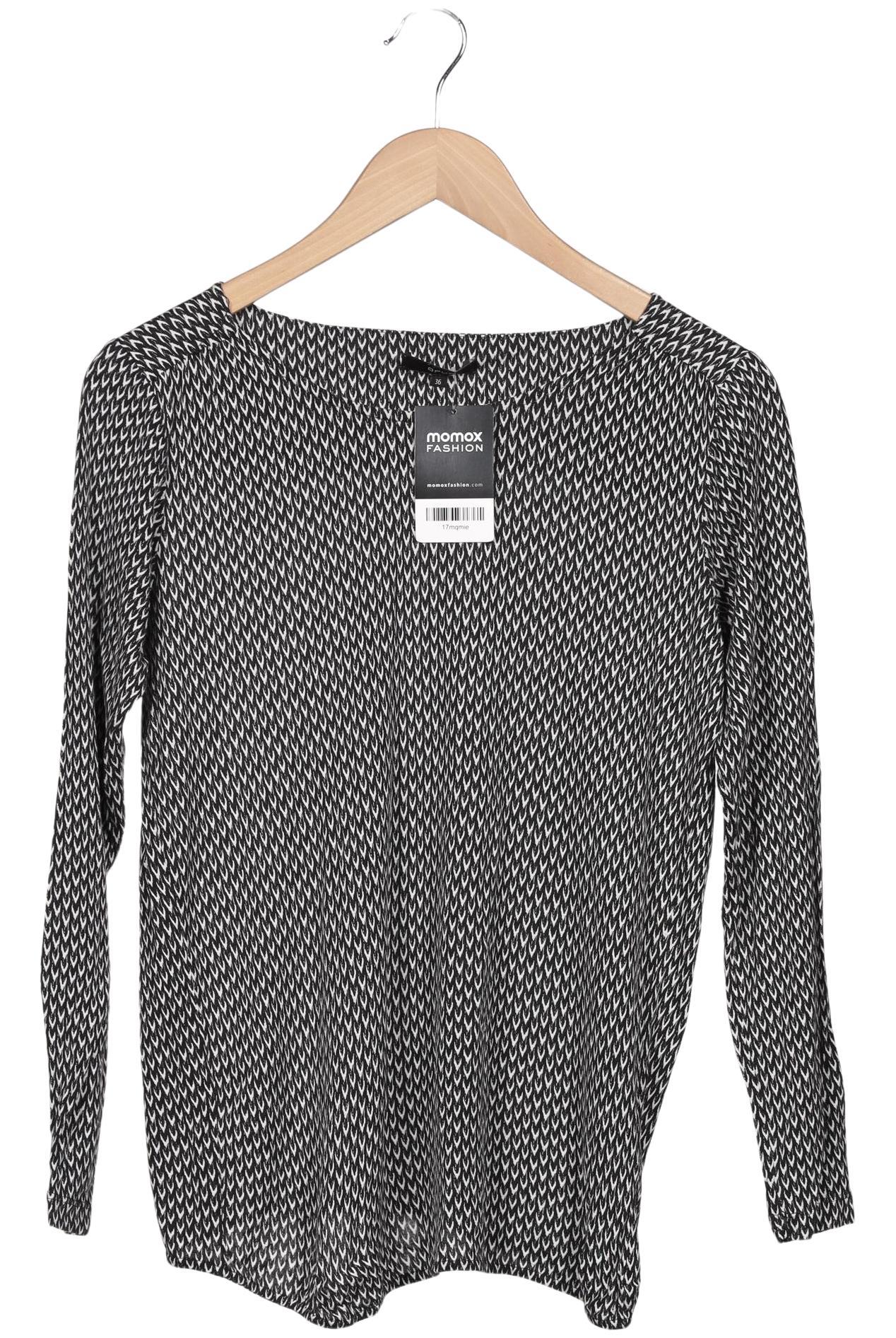 

Opus Damen Langarmshirt, schwarz, Gr. 36
