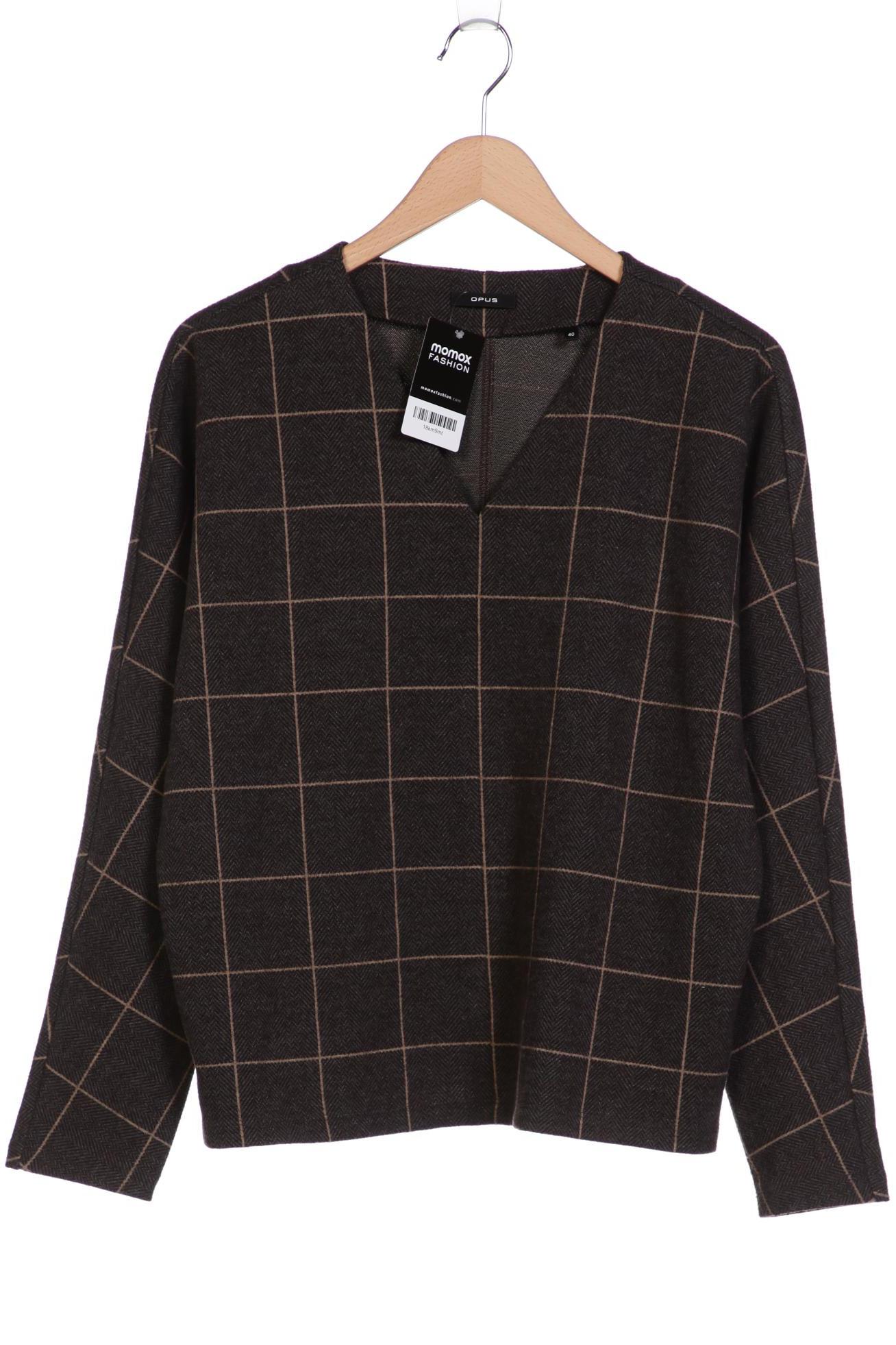 

Opus Damen Langarmshirt, grau, Gr. 40