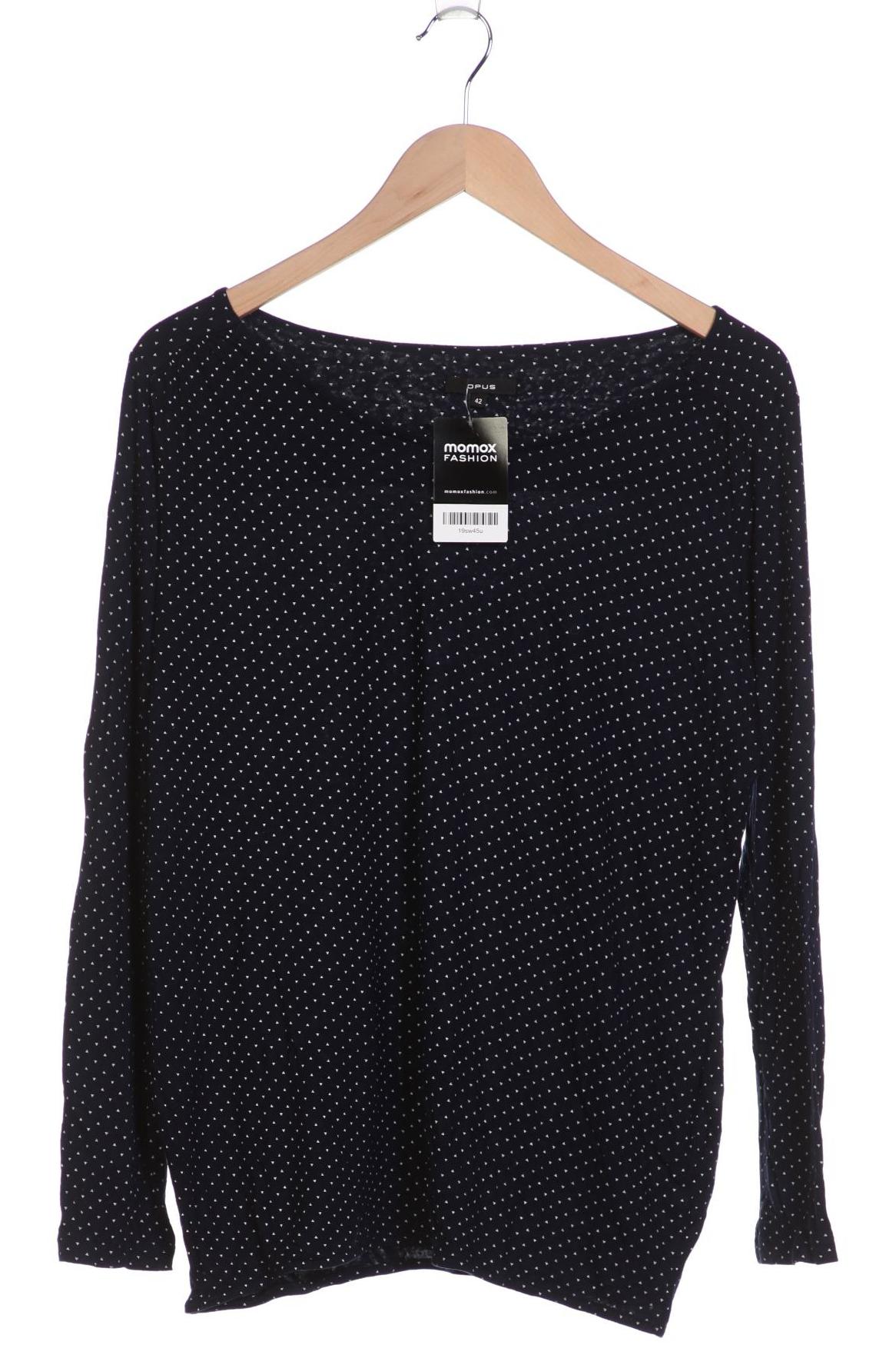 

Opus Damen Langarmshirt, marineblau, Gr. 42