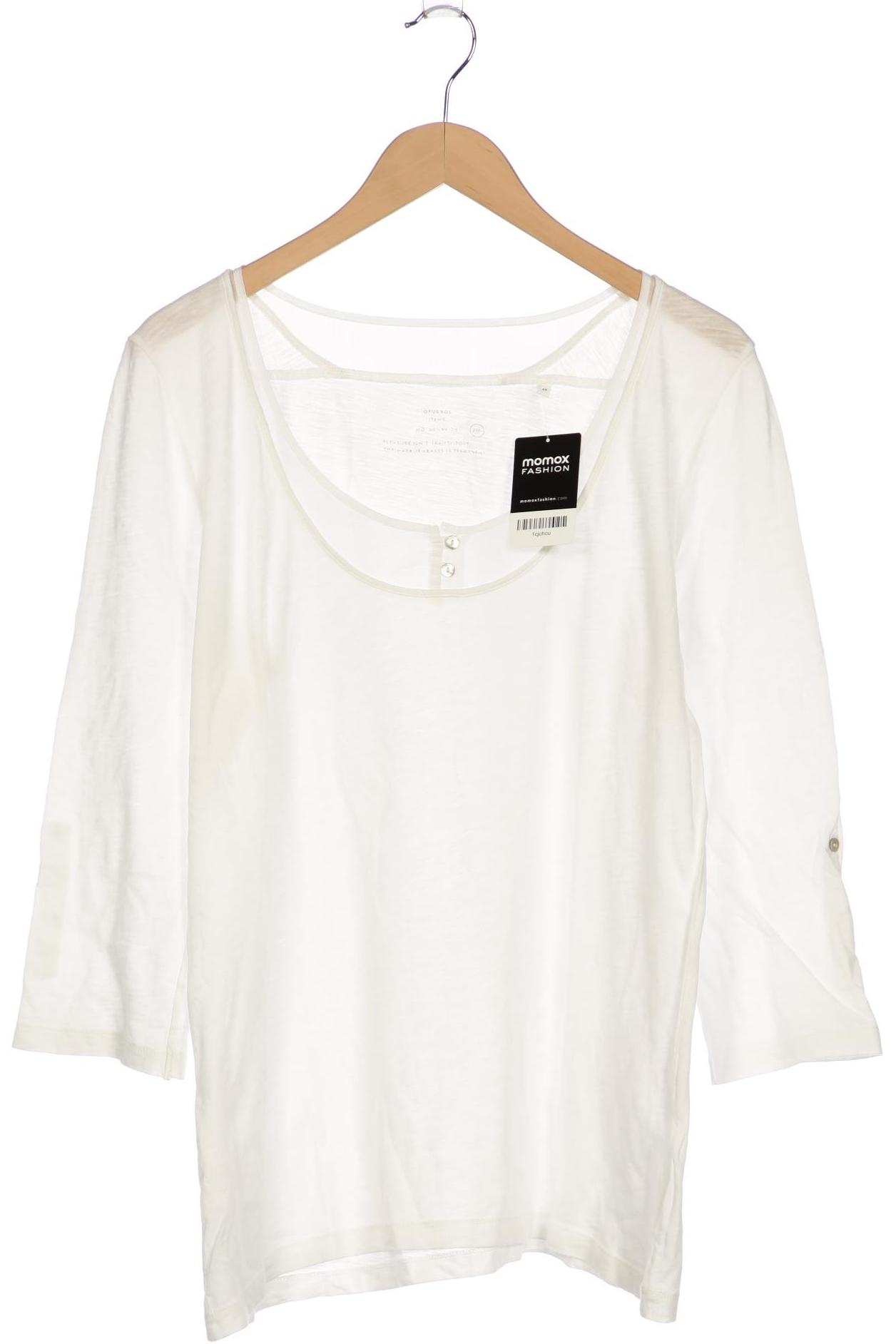

Opus Damen Langarmshirt, weiß, Gr. 44