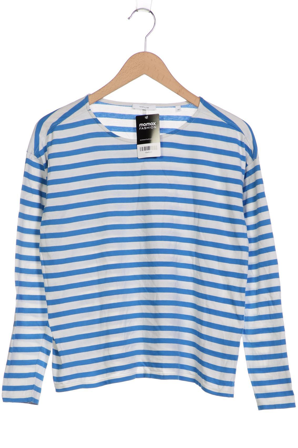 

Opus Damen Langarmshirt, blau, Gr. 40