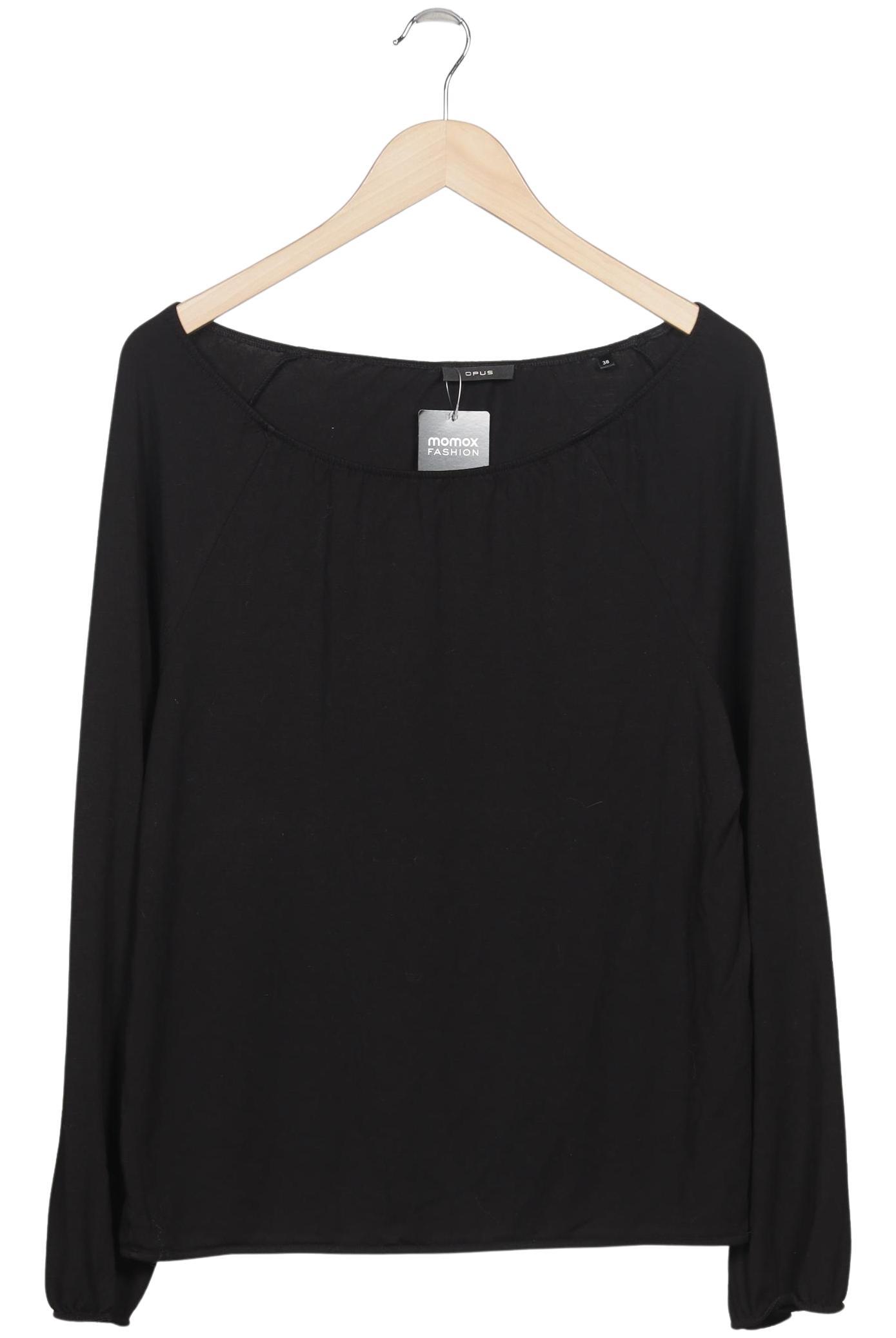

Opus Damen Langarmshirt, schwarz, Gr. 38
