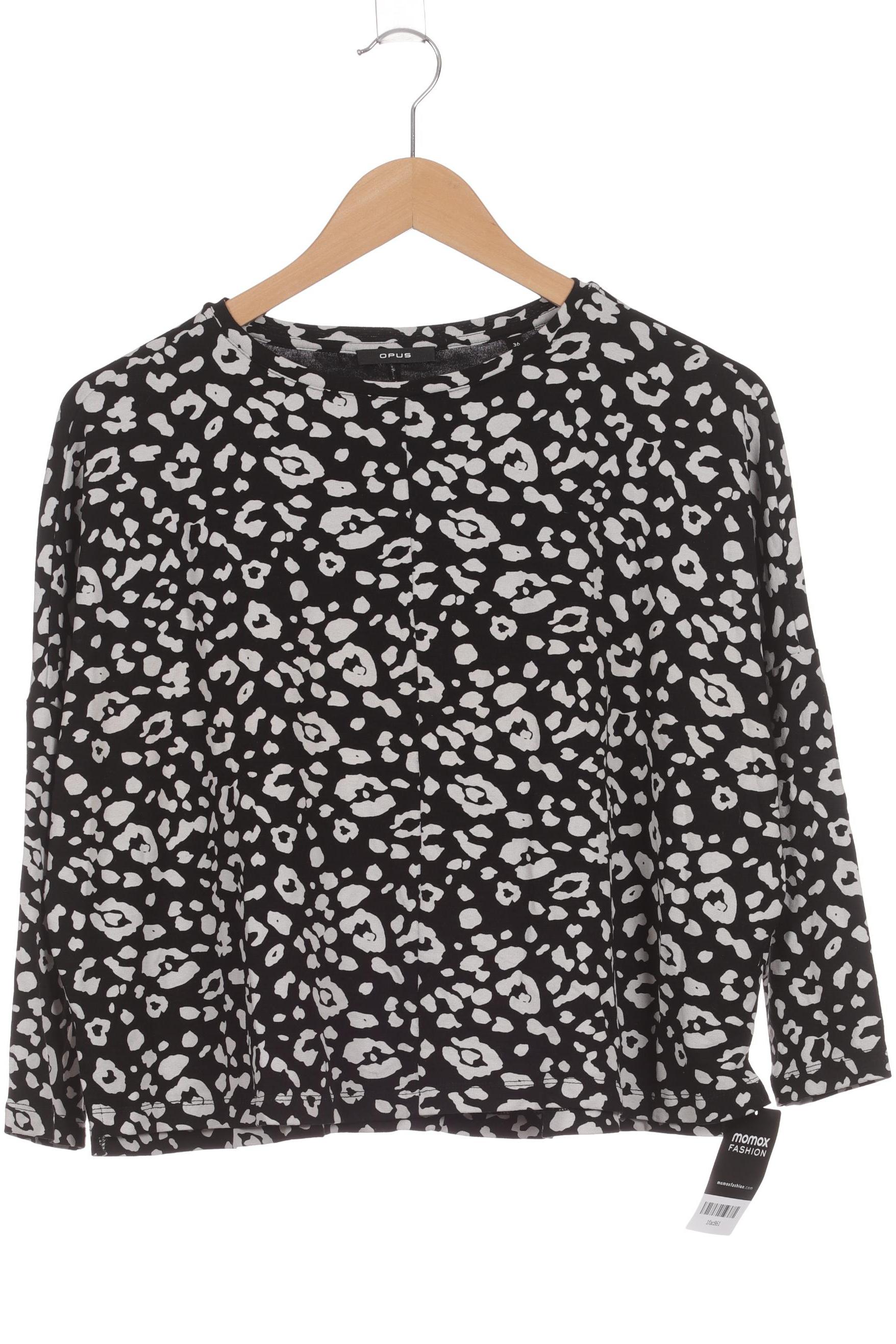 

Opus Damen Langarmshirt, schwarz, Gr. 36