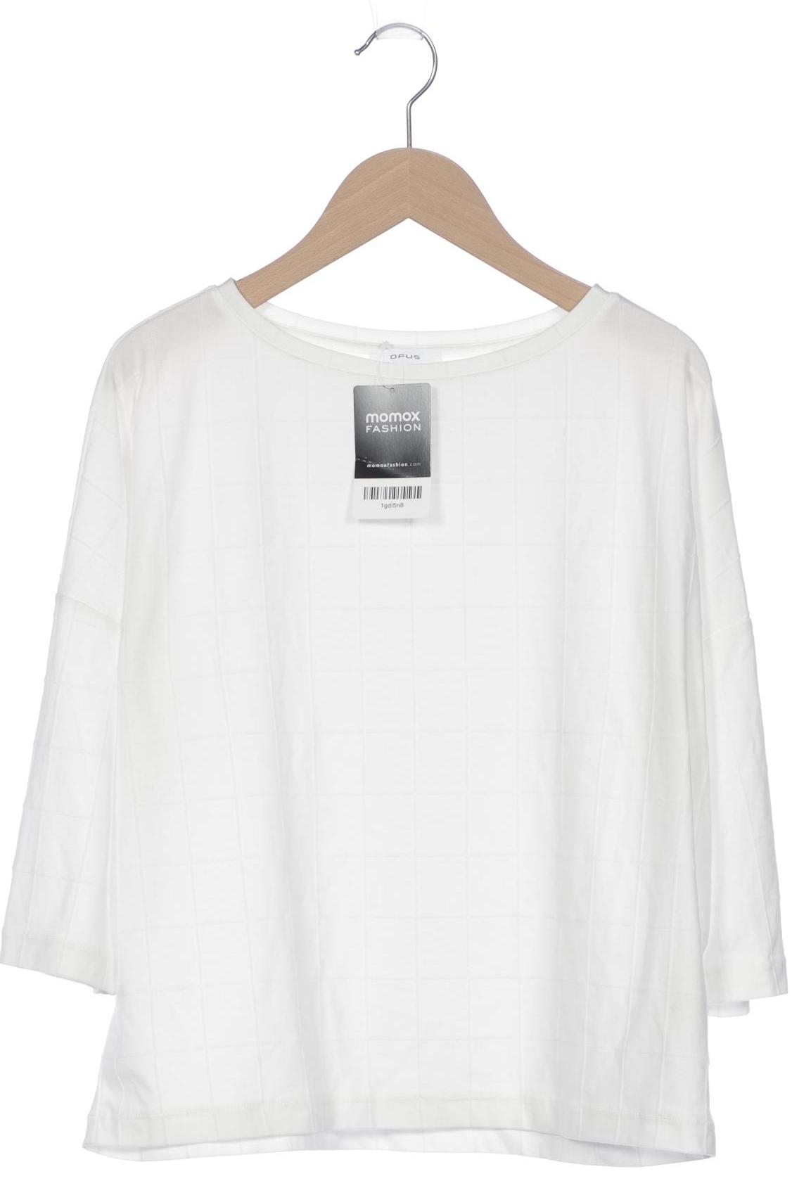 

Opus Damen Langarmshirt, weiß, Gr. 36