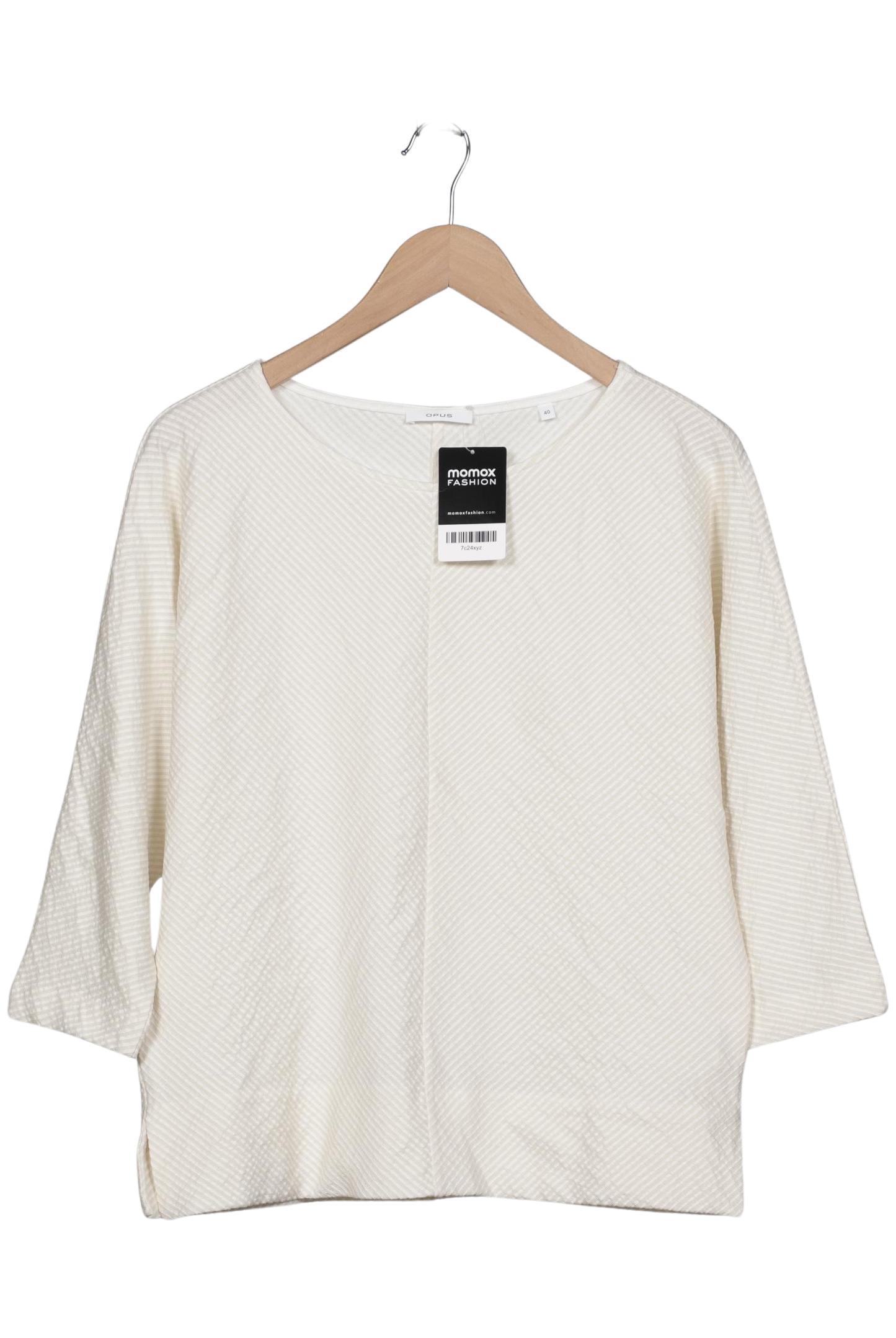 

Opus Damen Langarmshirt, cremeweiß, Gr. 40