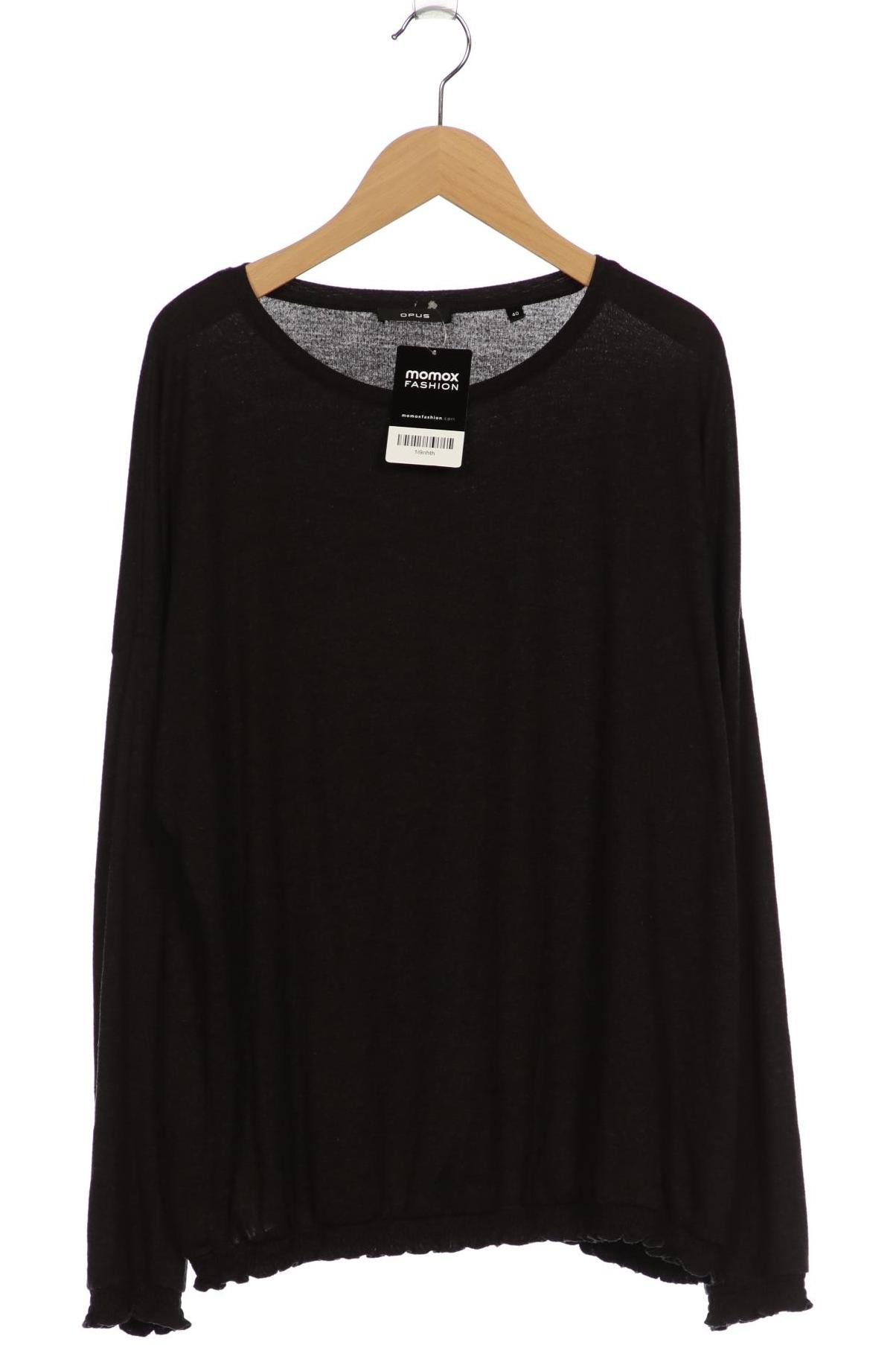 

Opus Damen Langarmshirt, schwarz, Gr. 40