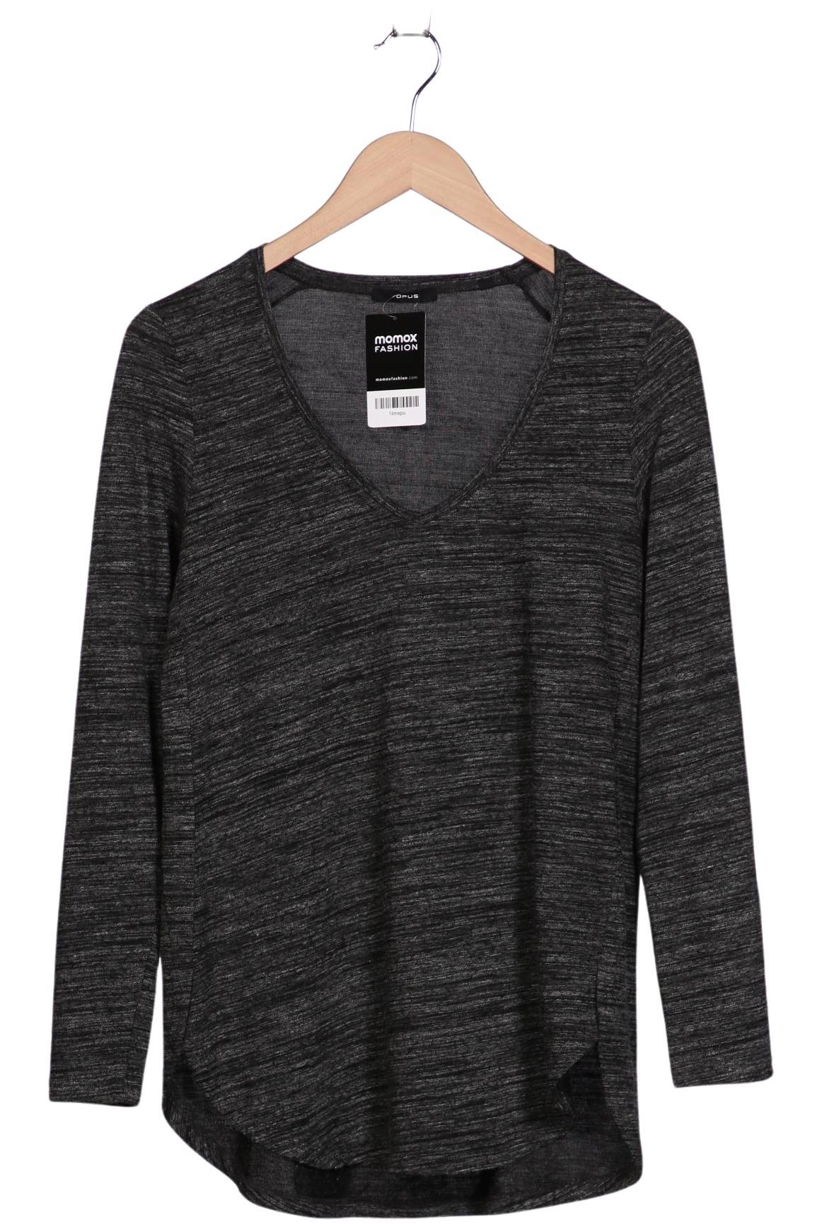 

Opus Damen Langarmshirt, grau, Gr. 38