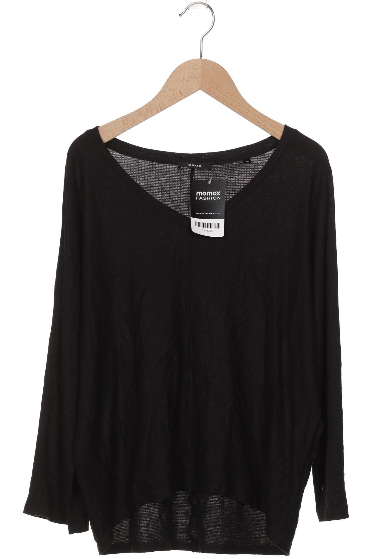 

Opus Damen Langarmshirt, schwarz, Gr. 36