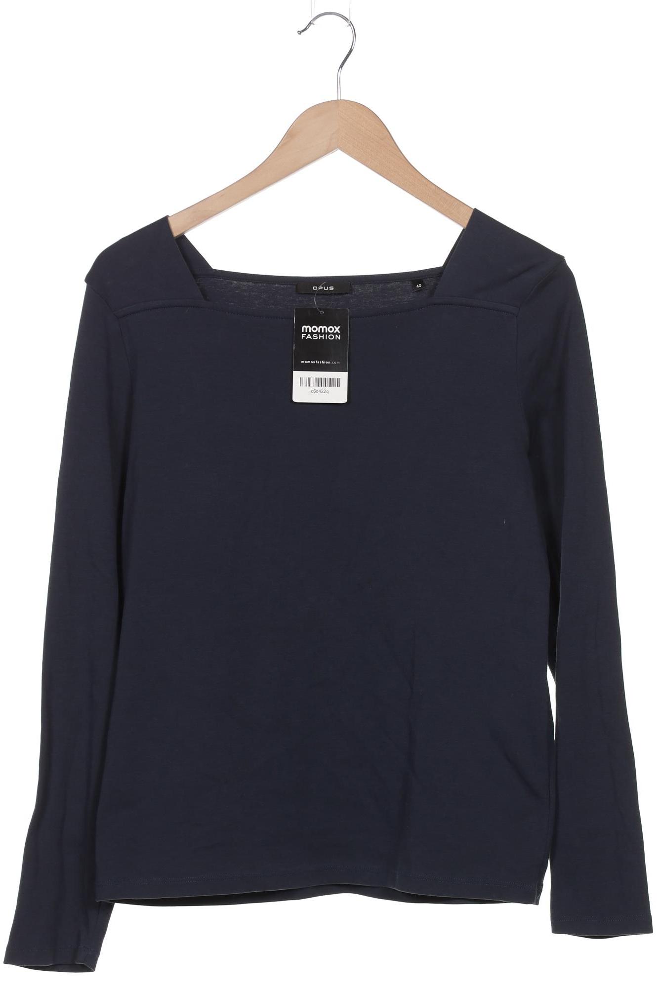 

Opus Damen Langarmshirt, marineblau, Gr. 40