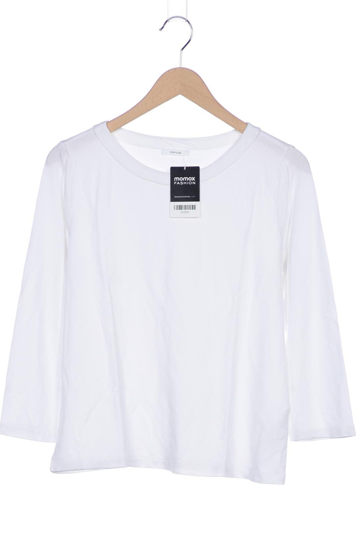 

Opus Damen Langarmshirt, weiß, Gr. 42