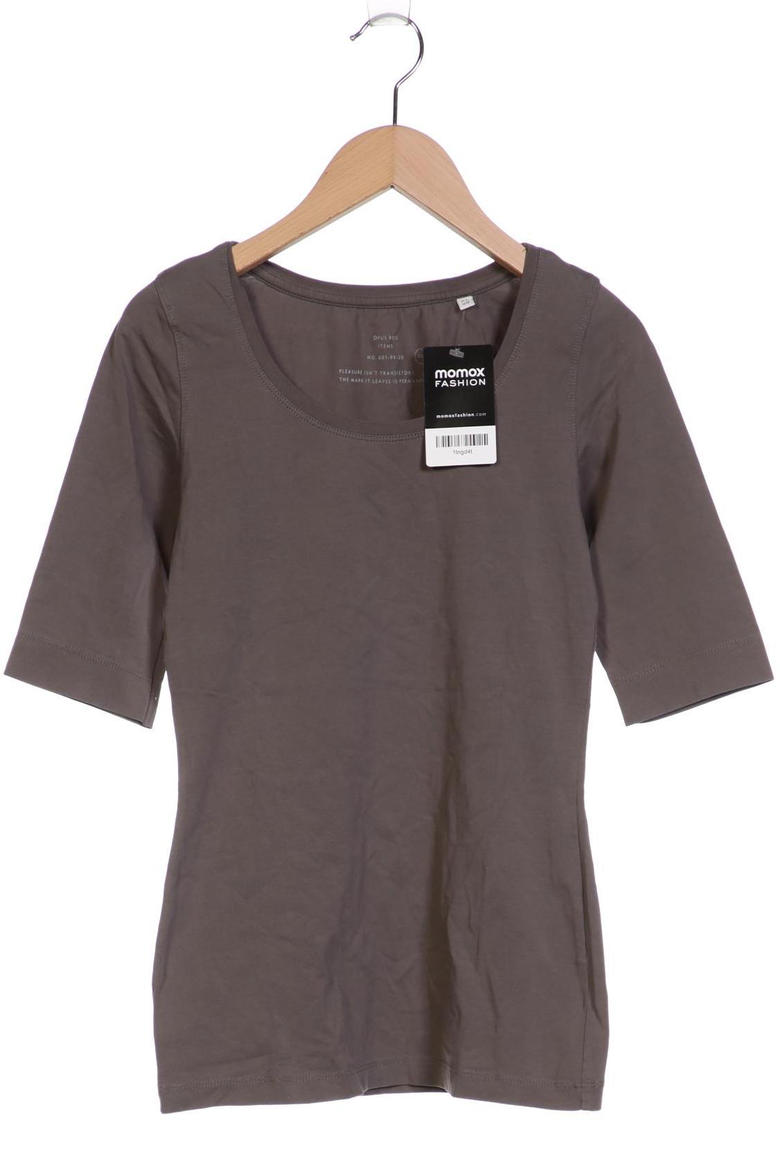 

Opus Damen Langarmshirt, grau, Gr. 36