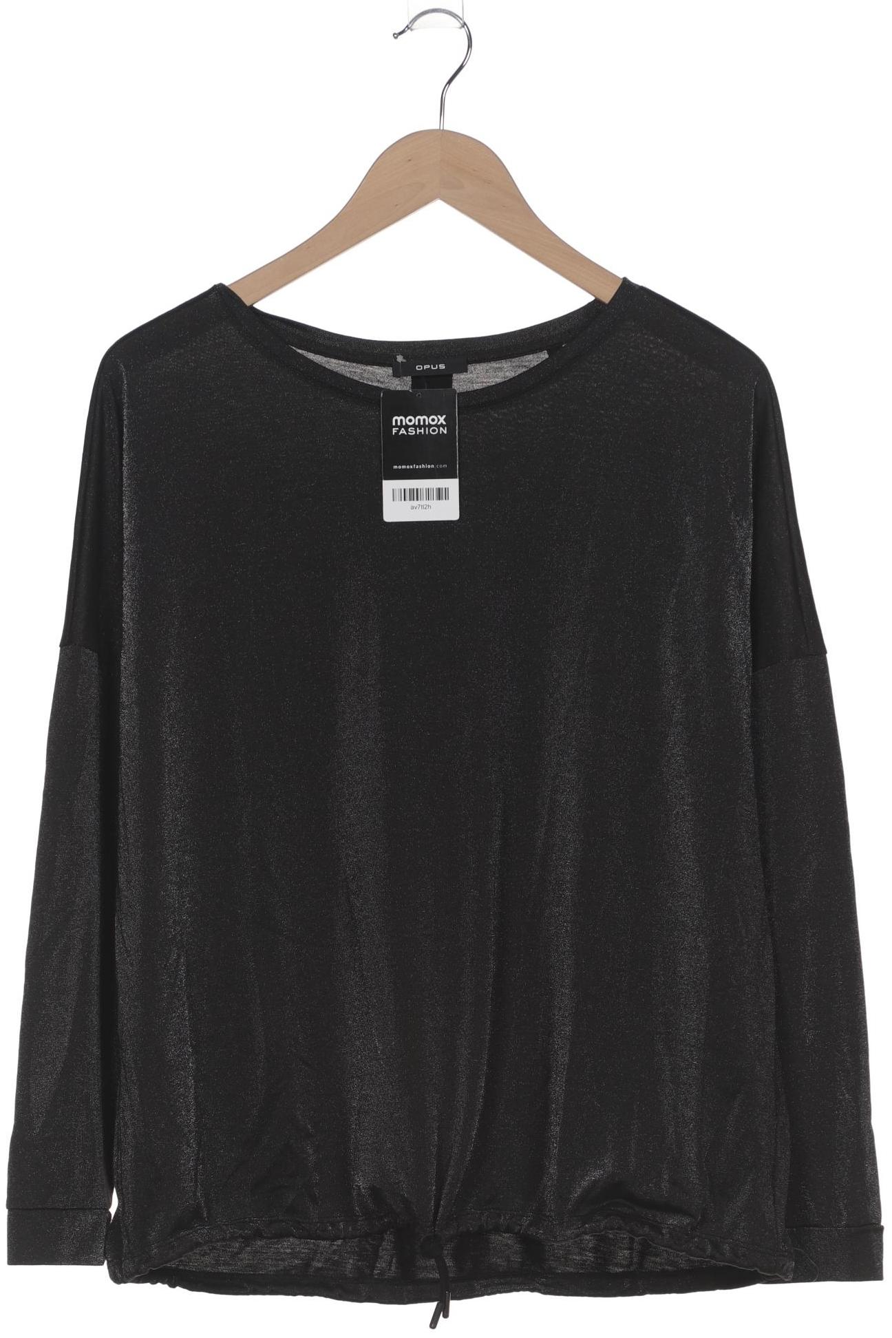 

Opus Damen Langarmshirt, schwarz, Gr. 42