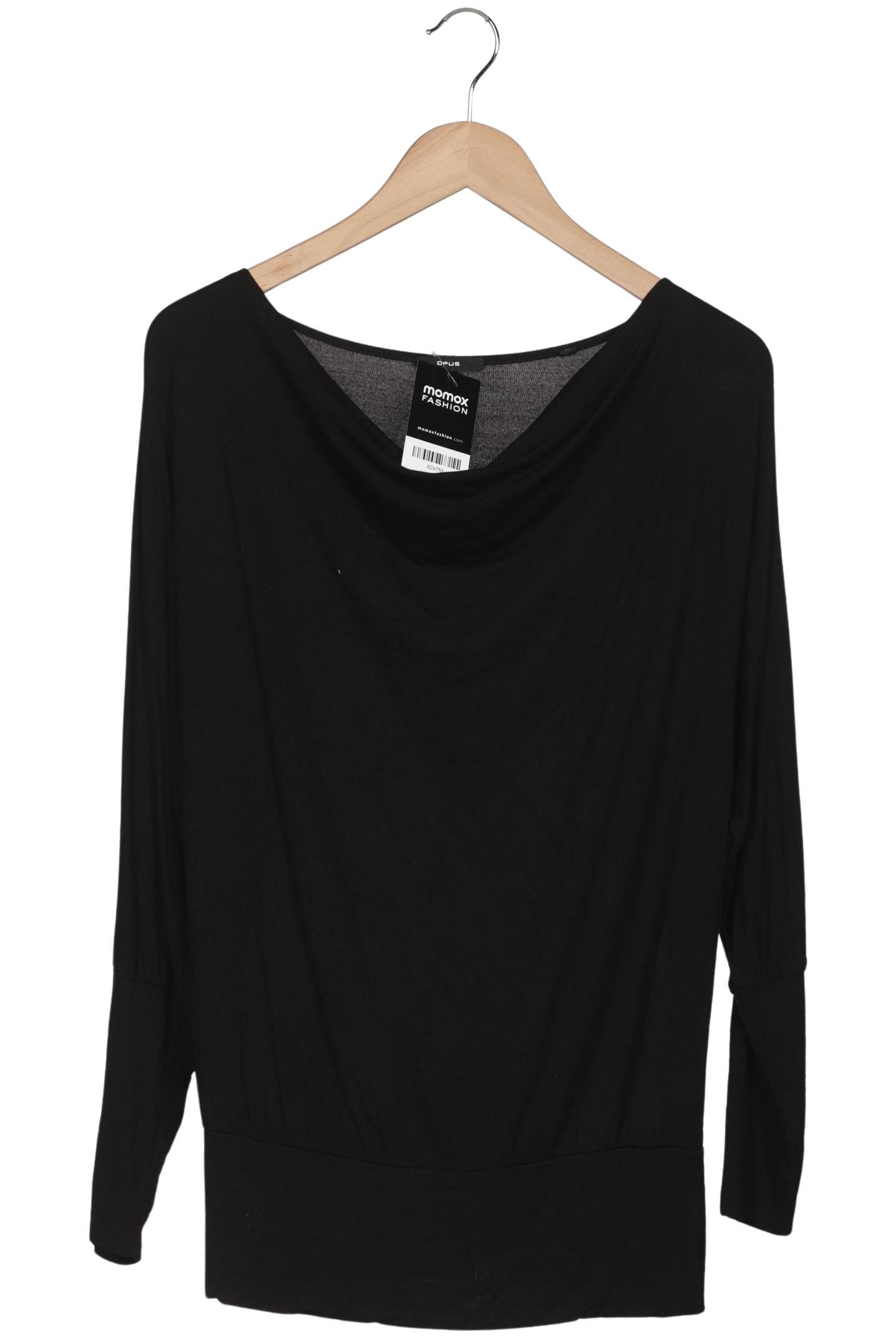 

Opus Damen Langarmshirt, schwarz, Gr. 38