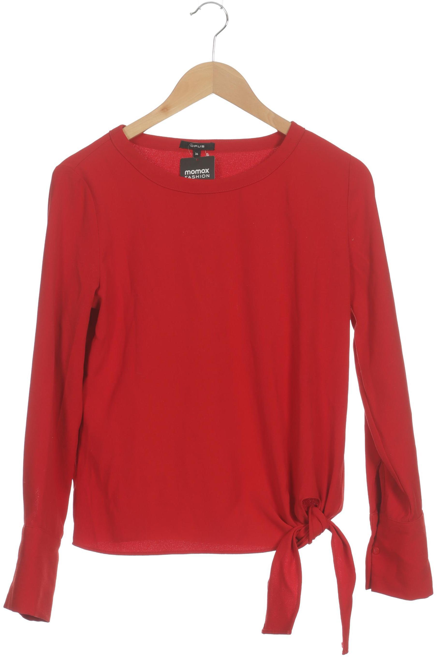 

Opus Damen Langarmshirt, rot, Gr. 36