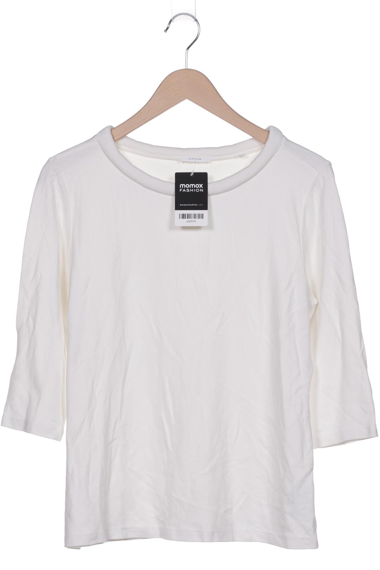 

Opus Damen Langarmshirt, weiß, Gr. 42