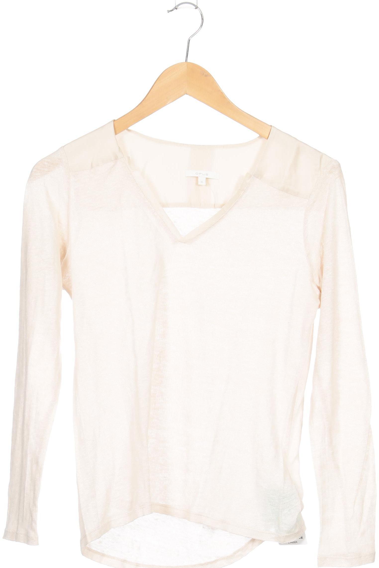 

Opus Damen Langarmshirt, beige, Gr. 36