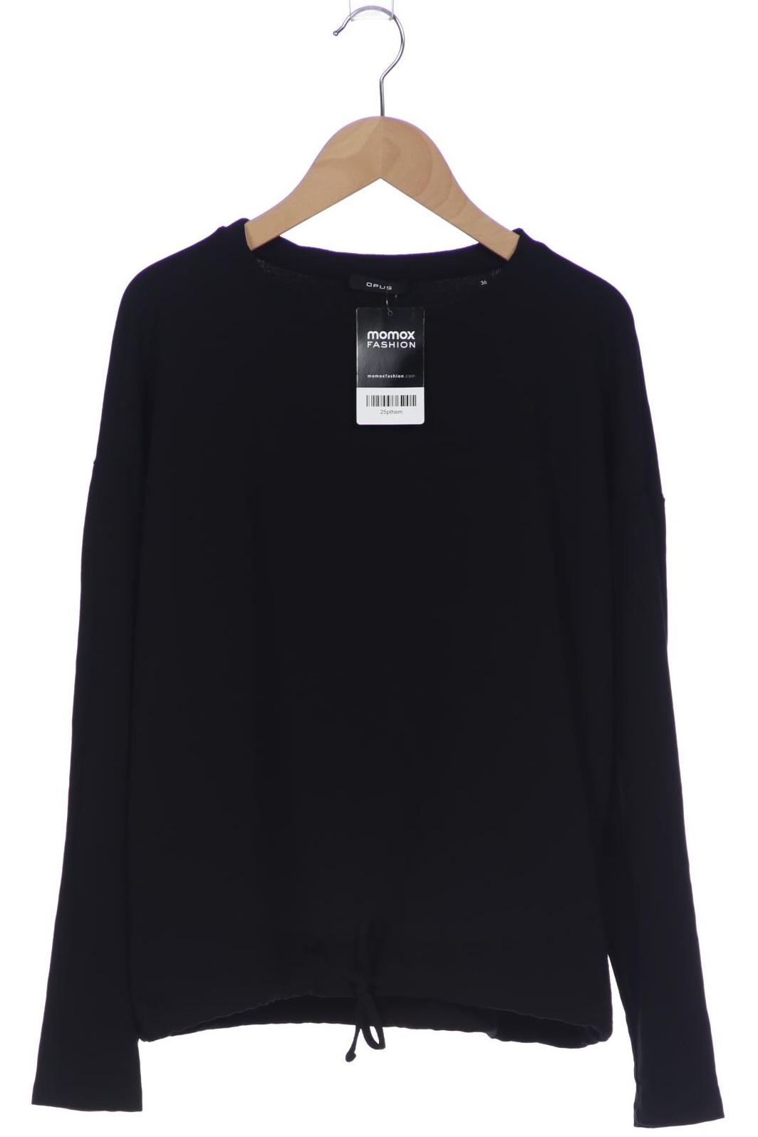 

Opus Damen Langarmshirt, schwarz, Gr. 36