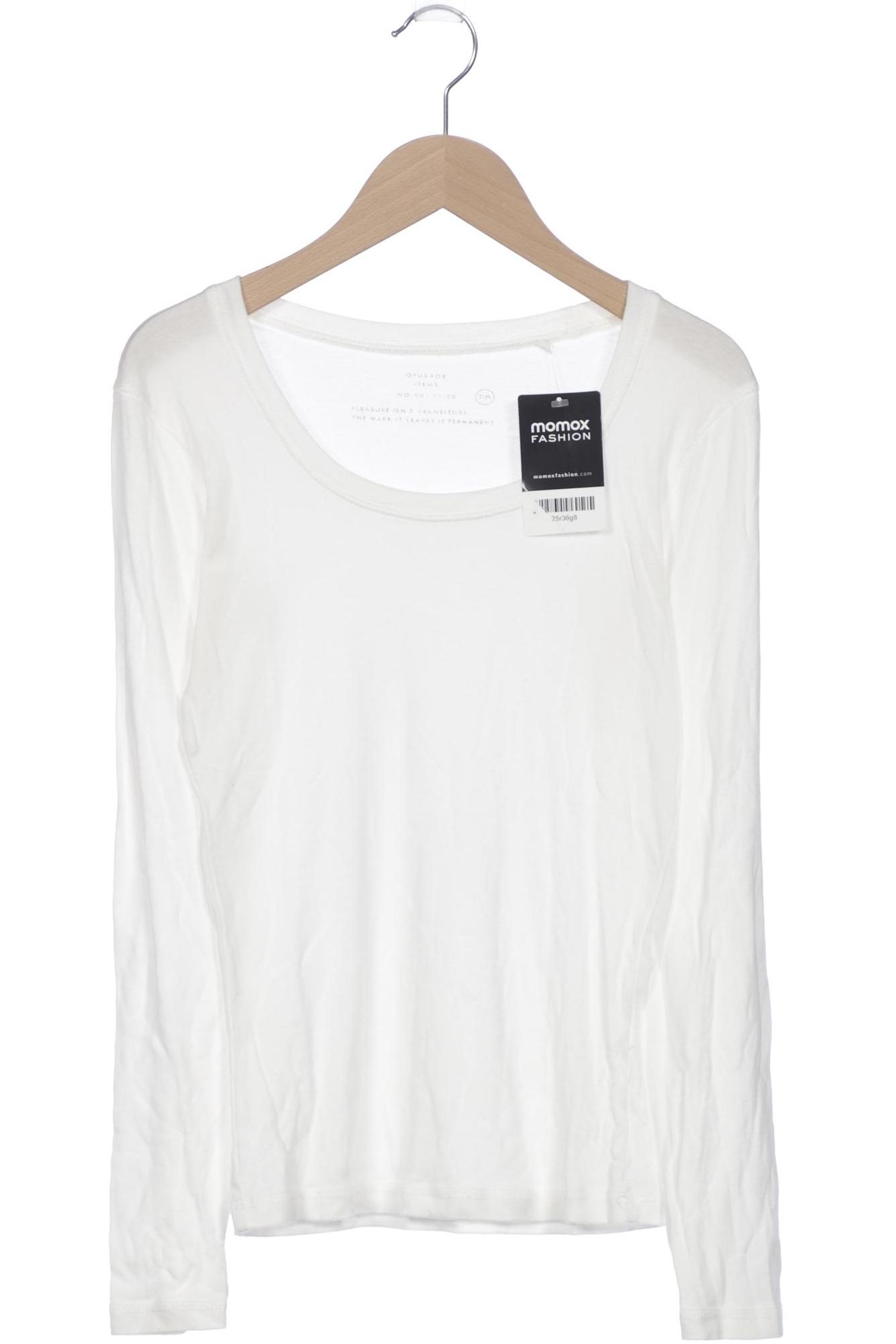 

Opus Damen Langarmshirt, weiß, Gr. 36