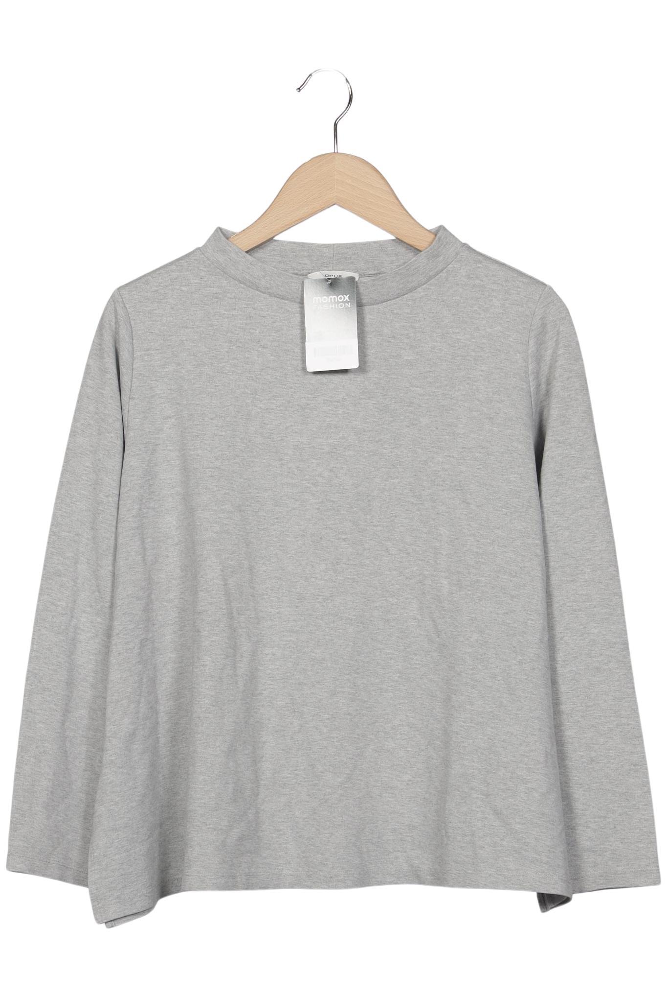 

Opus Damen Langarmshirt, grau, Gr. 40