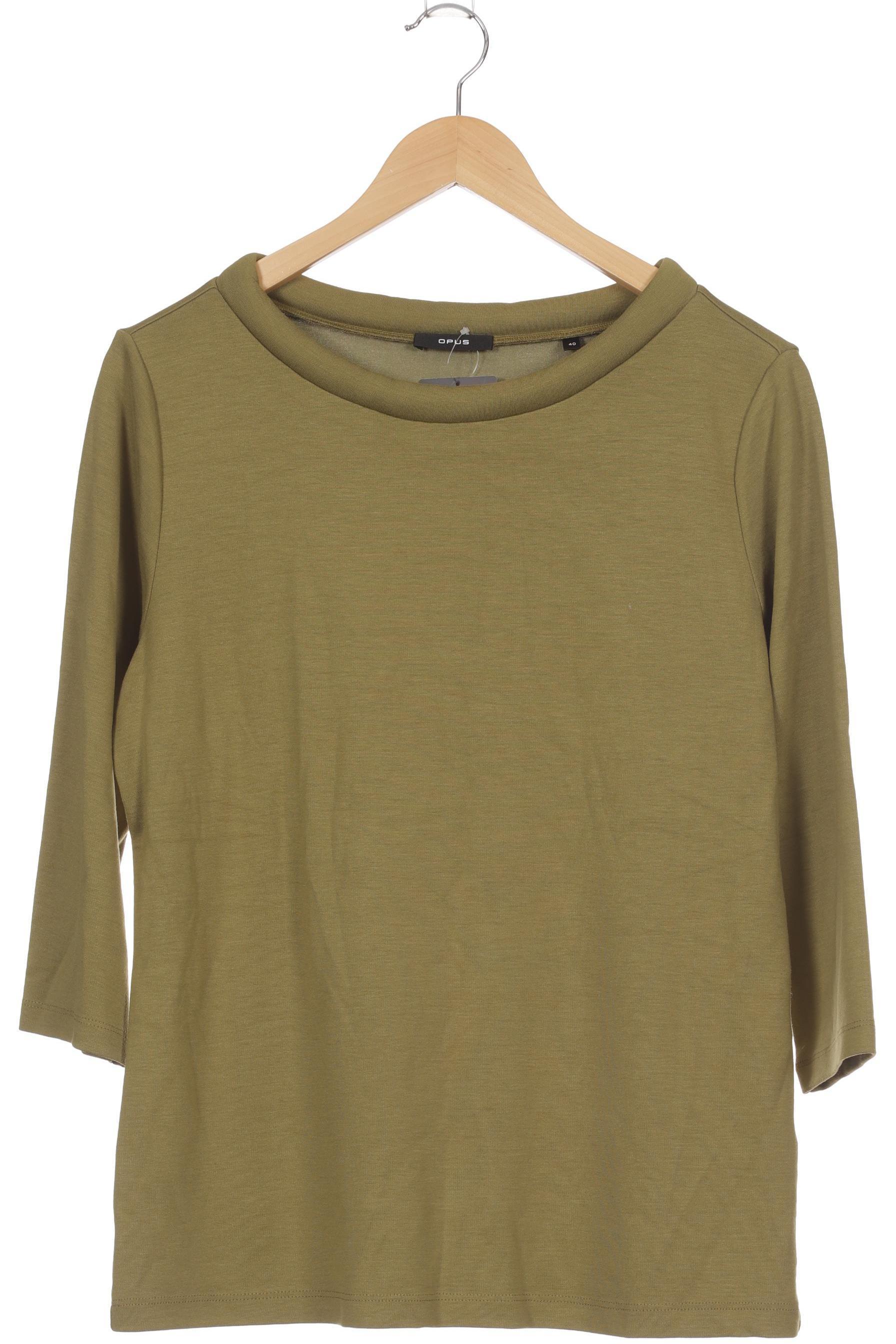 

Opus Damen Langarmshirt, grün, Gr. 40