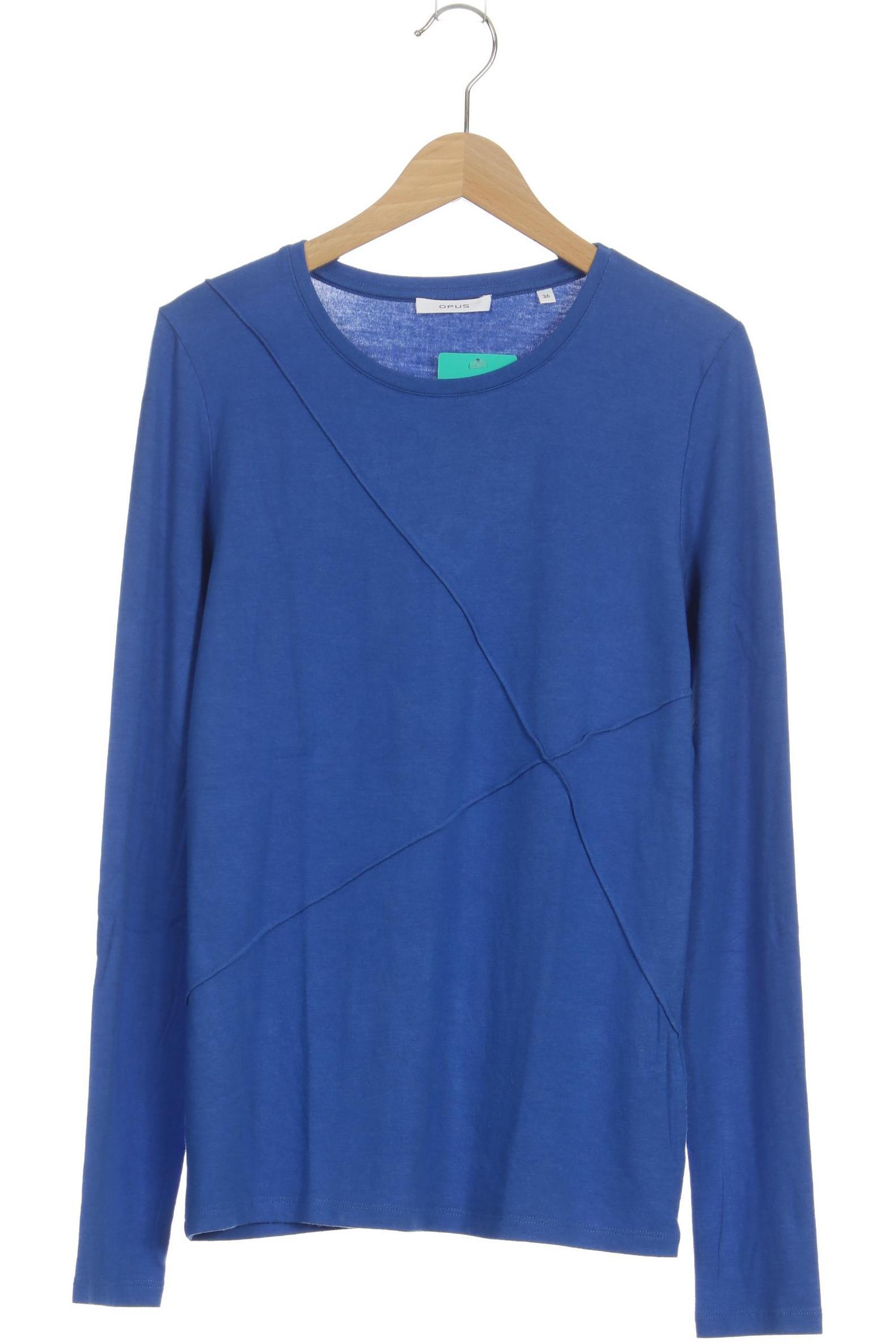 

Opus Damen Langarmshirt, blau, Gr. 36