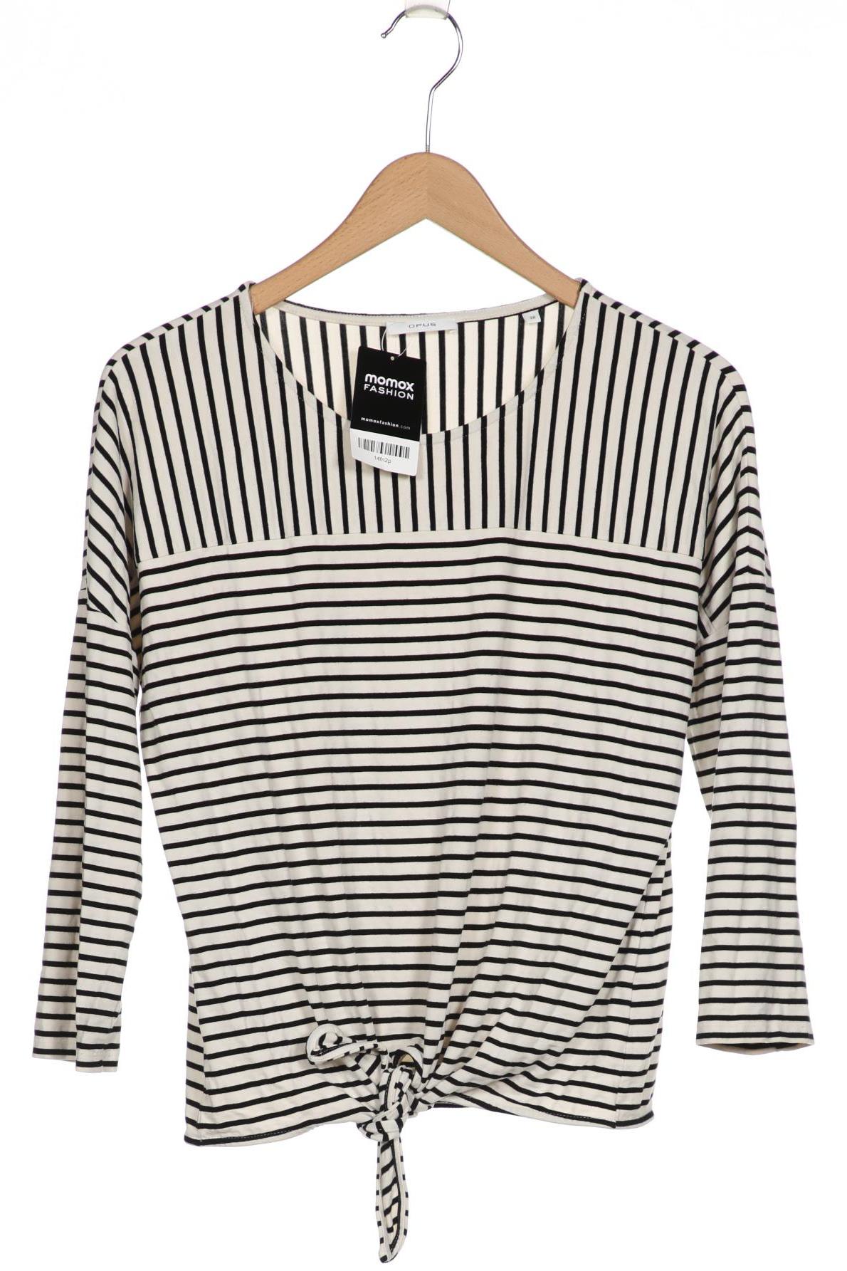 

Opus Damen Langarmshirt, weiß, Gr. 38